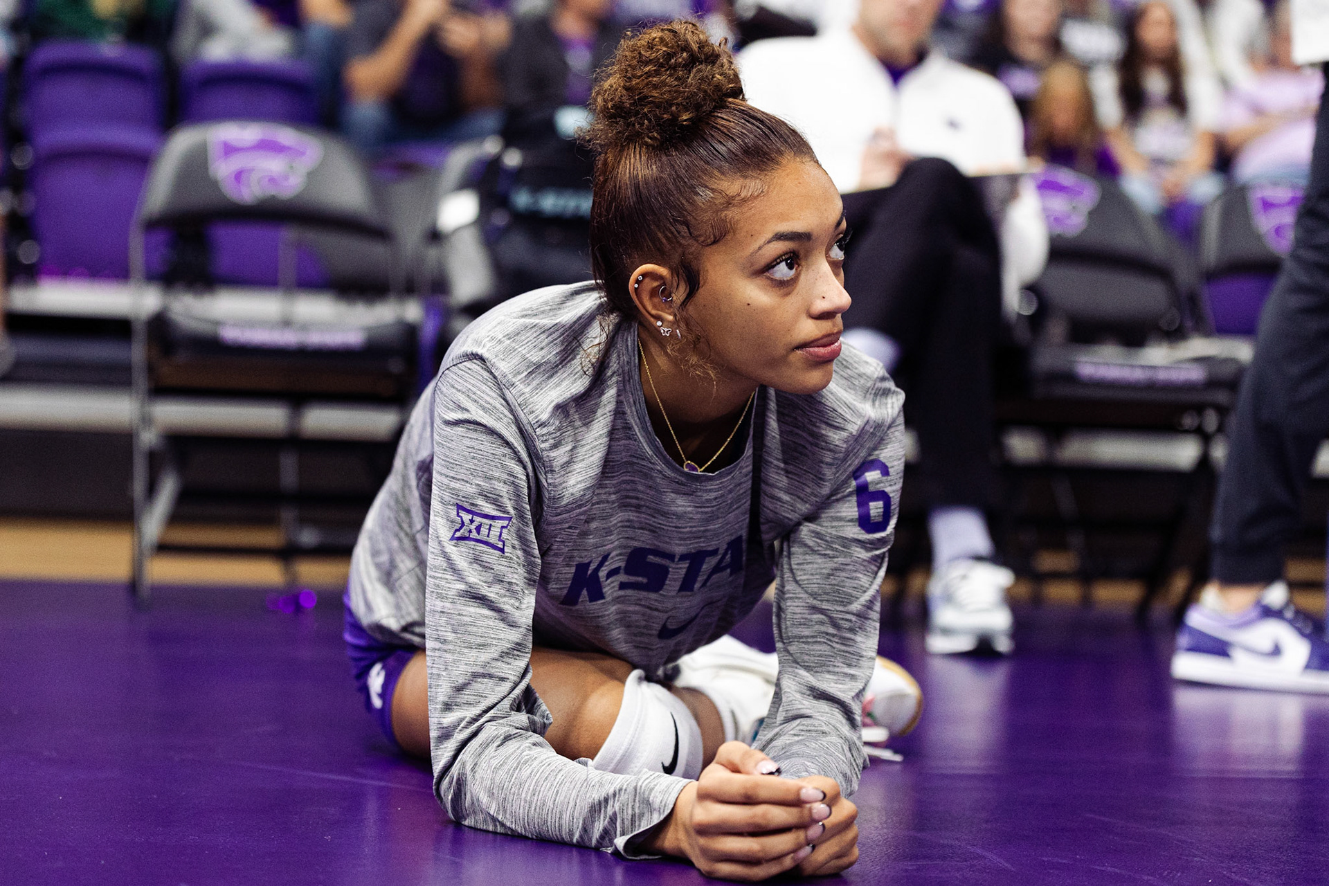 Kansas State Volleyball vs. Texas Tech University, November 18, 2023. Final: KSU 3, TTU 0.(Photo: Reece Bachta/K-State Sports)