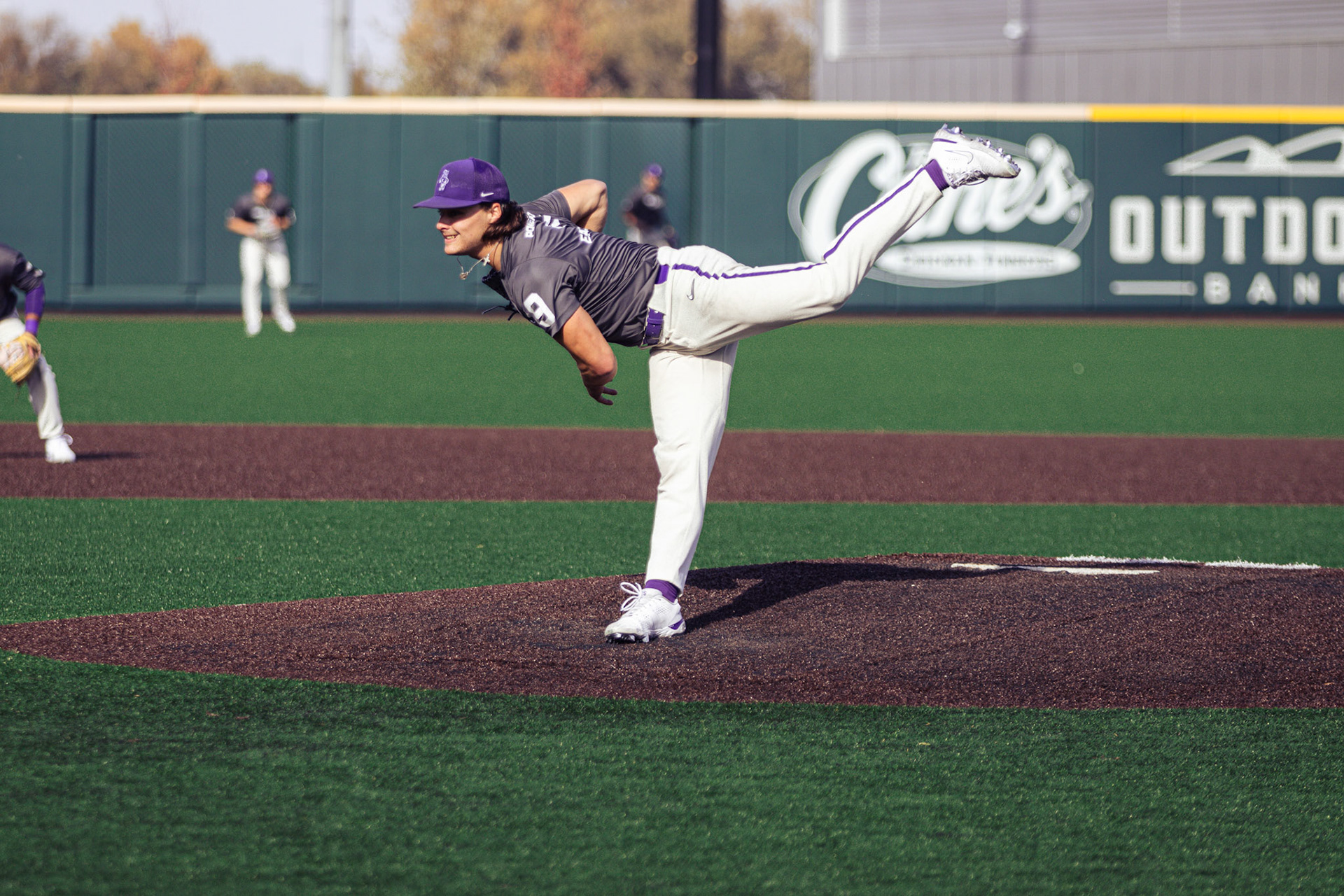 Kansas State baseball’s 19 Ways Fall Showcase scrimmage. November 5, 2023. Final: Team Katie’s Way 7, Team No Stone Unturned 6(Photo: Reece Bachta/K-State Sports)