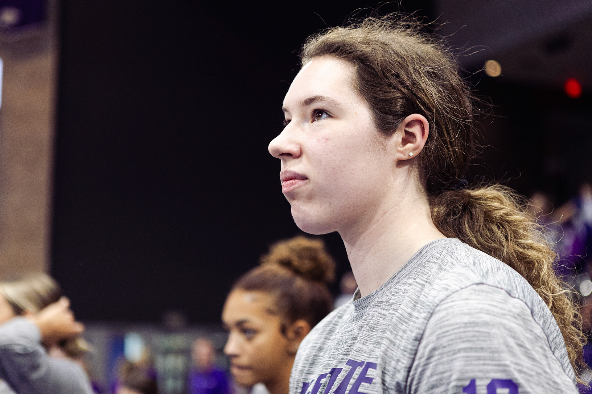 Kansas State Volleyball vs. Texas Tech University, November 18, 2023. Final: KSU 3, TTU 0.(Photo: Reece Bachta/K-State Sports)