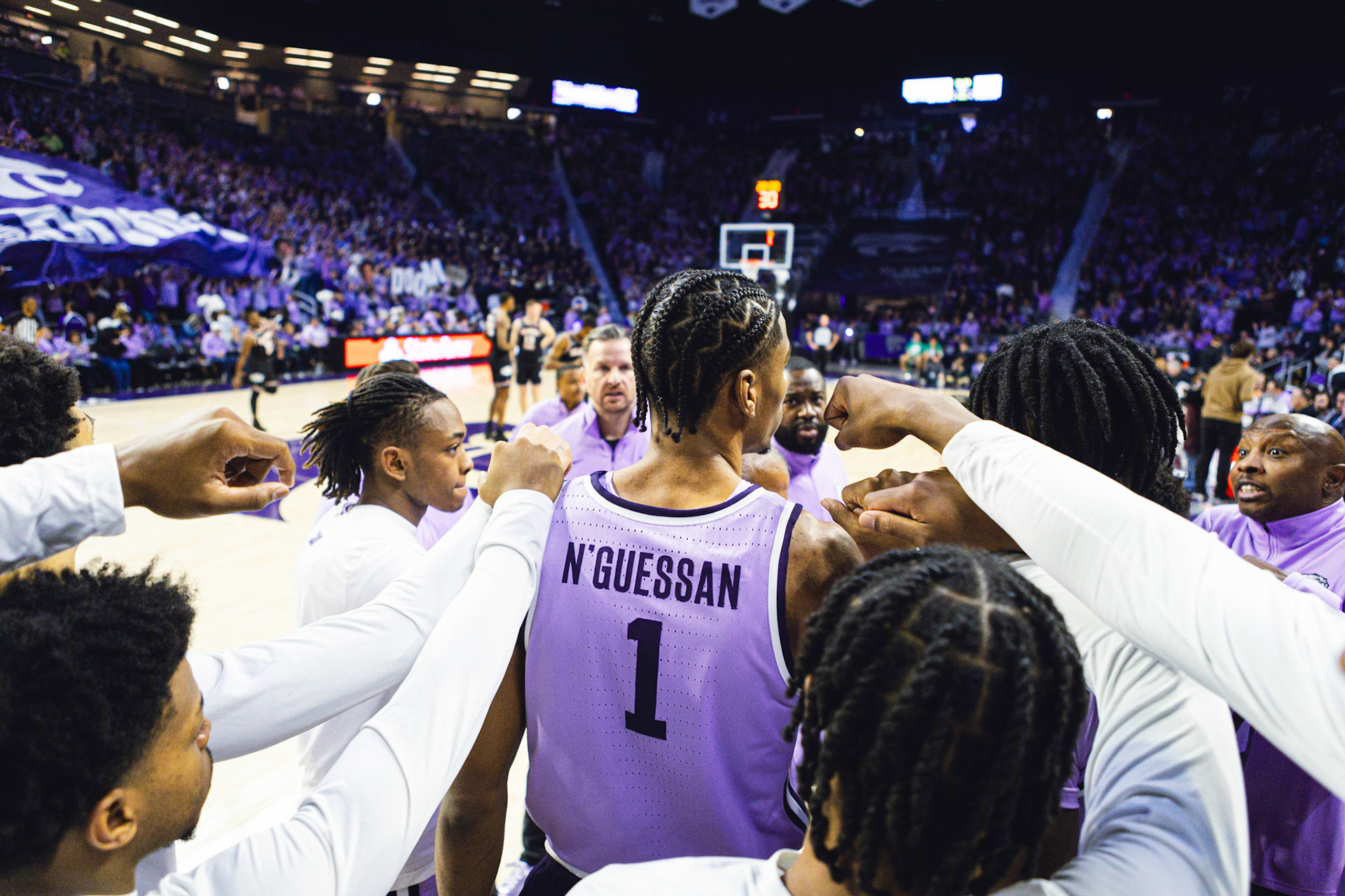 K-State Men's Basketball vs. Oklahoma State, January 20, 2024. Final: KSU 70, OSU 66(Photo: Reece Bachta/K-State Sports)