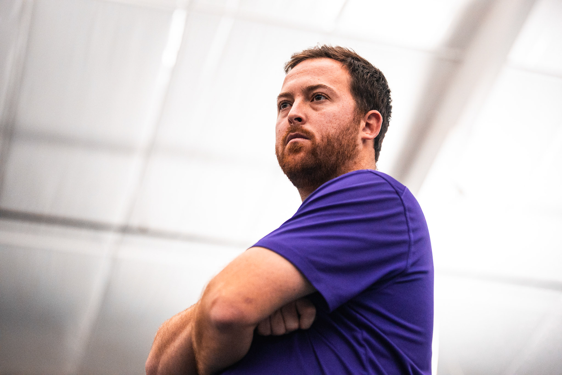 K-State Tennis vs. University of South Dakota, January 28, 2024. Final: KSU 7, SD 0(Photo: Reece Bachta/K-State Sports)