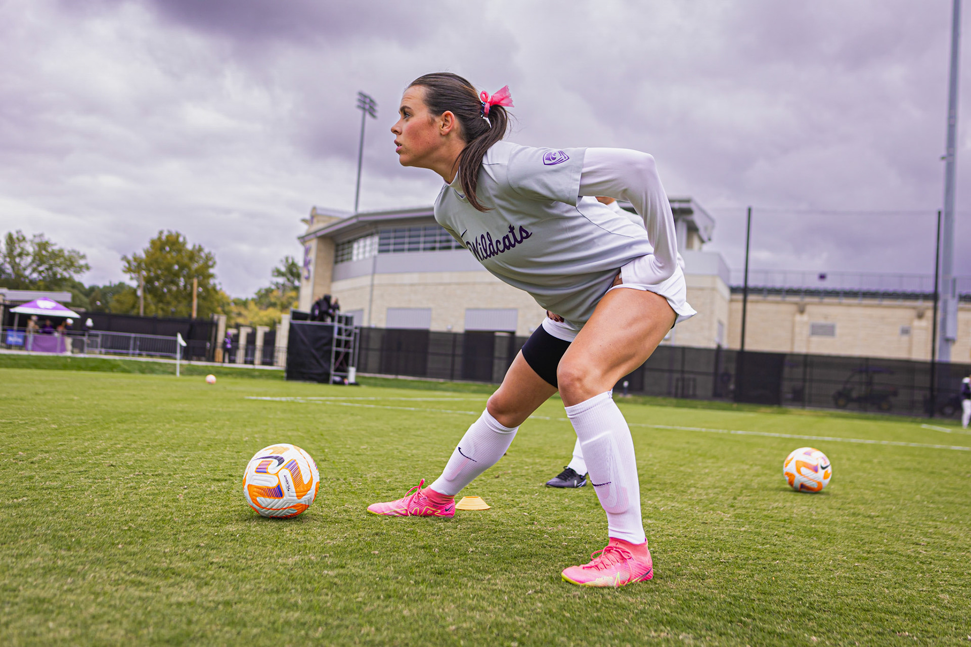 Kansas State Soccer vs. Iowa State, October 15, 2023. Final: KSU 1, ISU 2.Senior Night(Photo: Reece Bachta/K-State Sports)