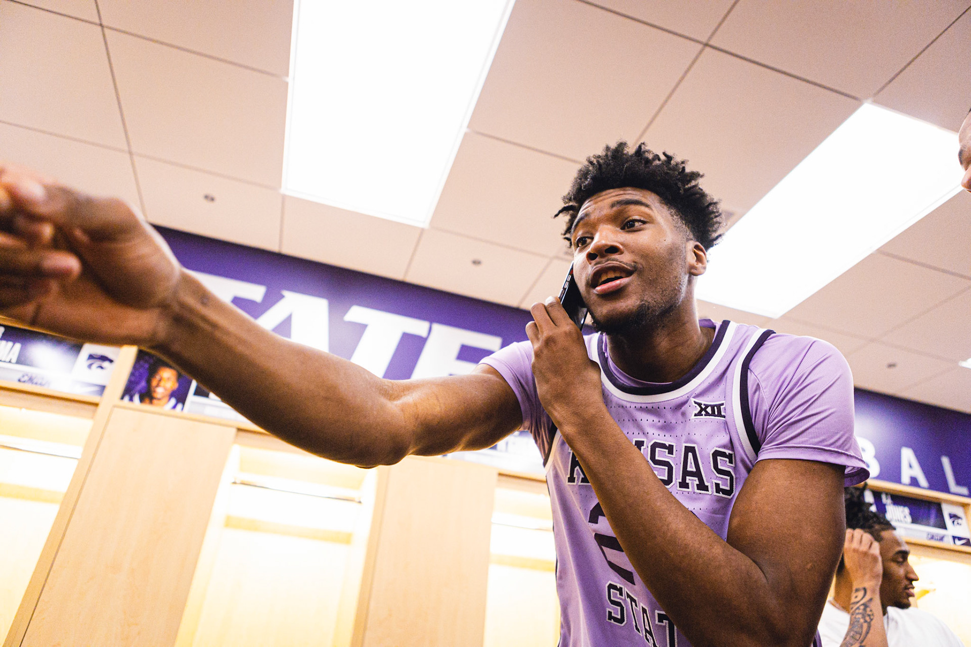 K-State Men's Basketball vs. Oklahoma State, January 20, 2024. Final: KSU 70, OSU 66(Photo: Reece Bachta/K-State Sports)