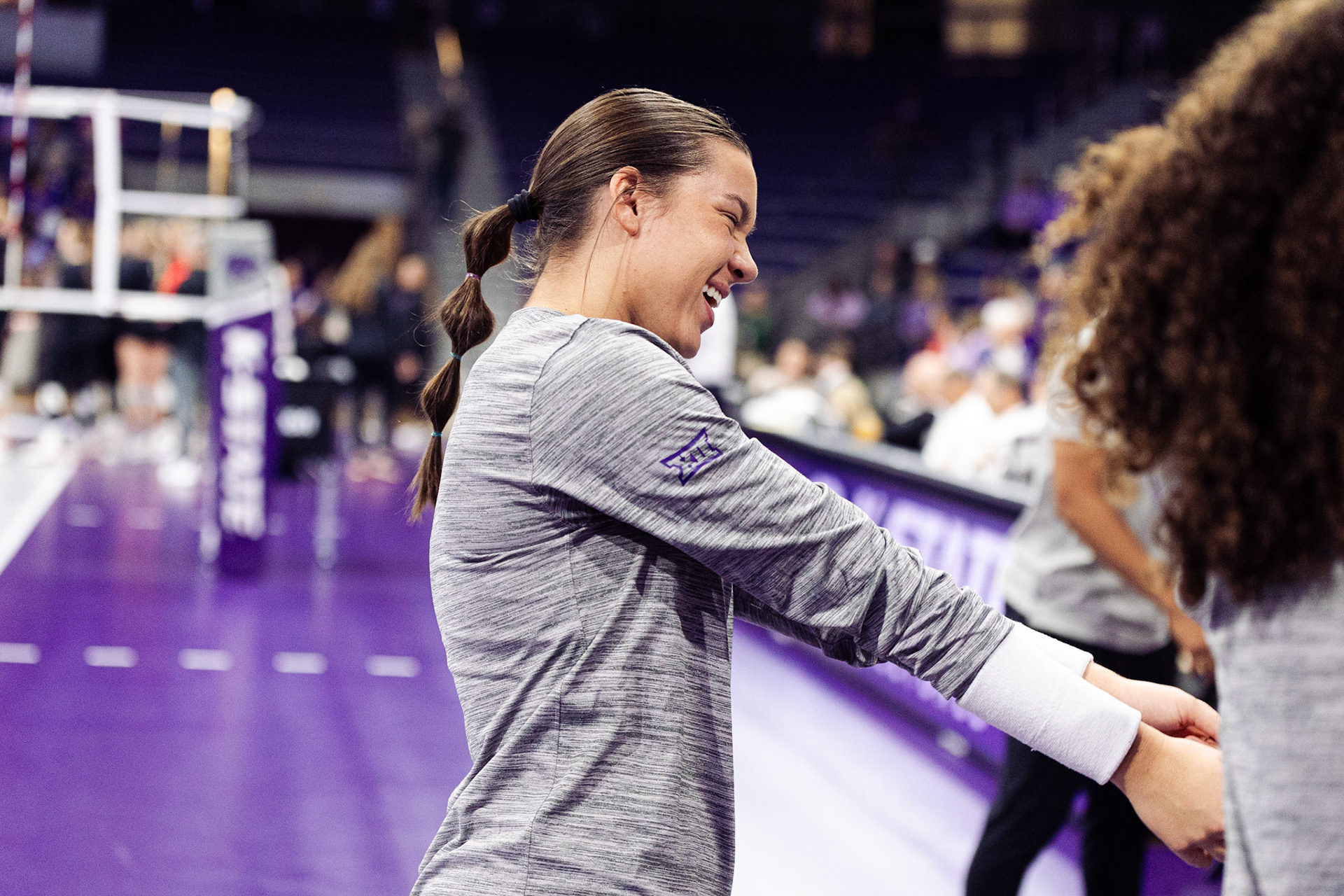 Kansas State Volleyball vs. Texas Tech University, November 18, 2023. Final: KSU 3, TTU 0.(Photo: Reece Bachta/K-State Sports)