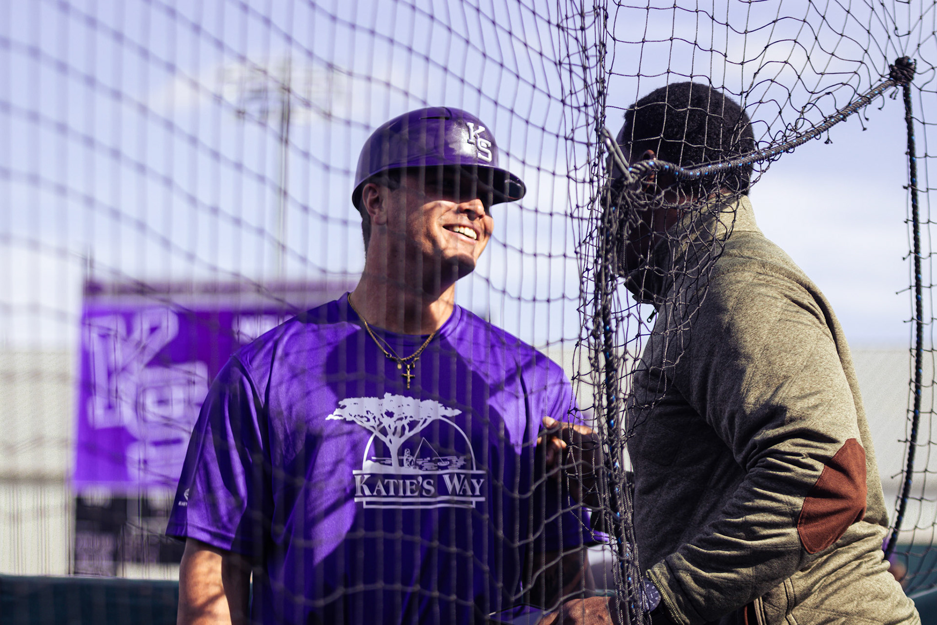 Kansas State baseball’s 19 Ways Fall Showcase scrimmage. November 5, 2023. Final: Team Katie’s Way 7, Team No Stone Unturned 6(Photo: Reece Bachta/K-State Sports)