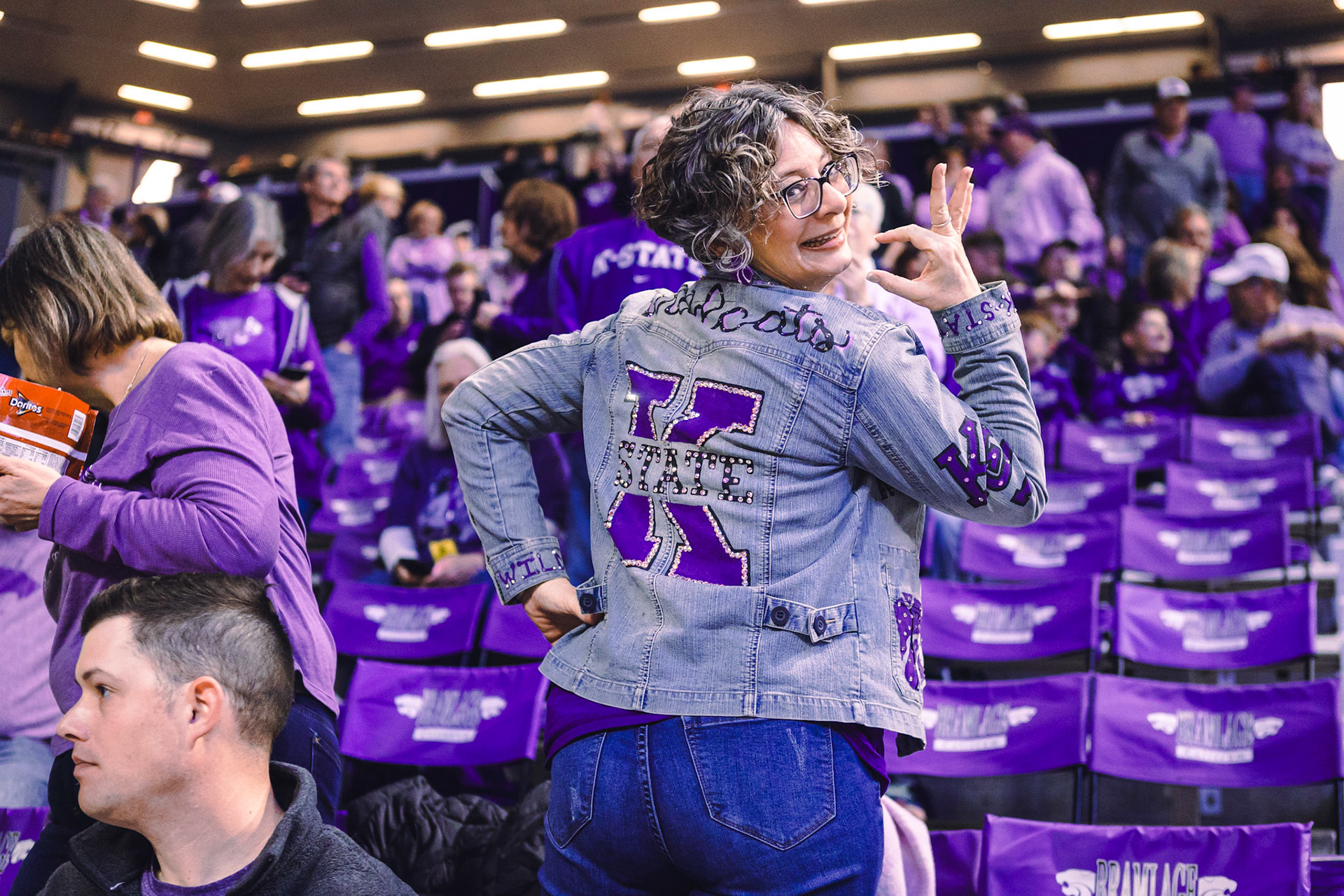 Kansas State Men’s Basketball vs. UCF, January 6, 2024. Final: KSU 77, UCF 52(Photo: Reece Bachta/K-State Sports)