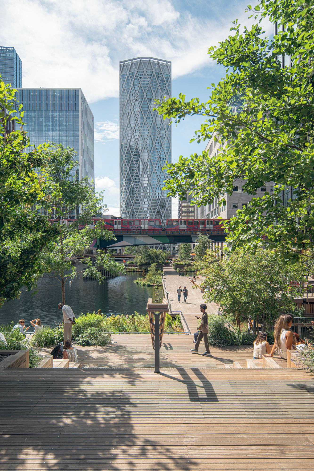 Eden Dock by HTA Design, Canary Wharf, London. Hokum Studios architecture photography.