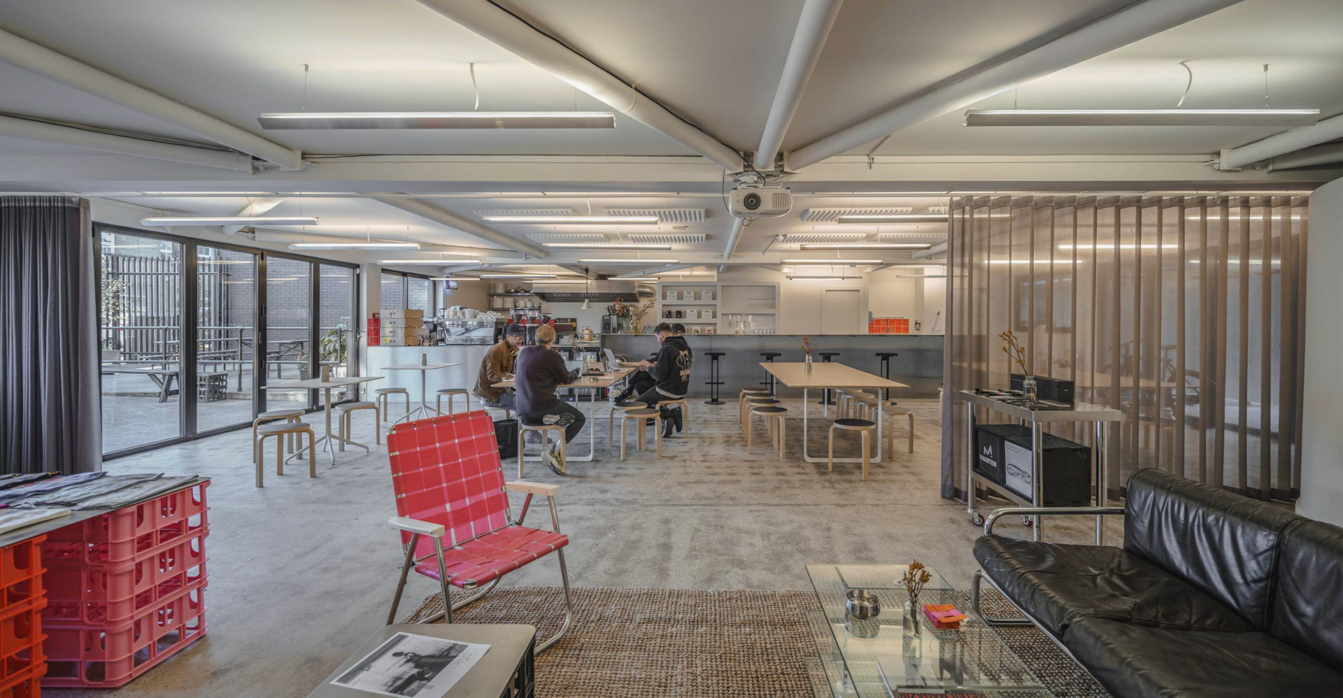 Knees Up Cafe, Hackney, London. Hokum Studios architecture photography.