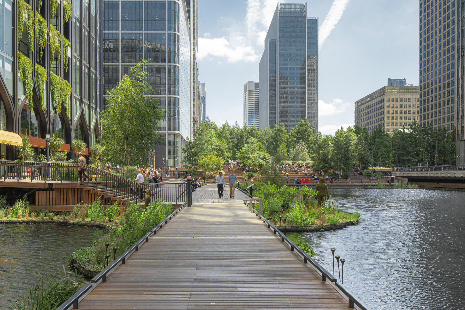 Eden Dock by HTA Design, Canary Wharf, London. Hokum Studios architecture photography.