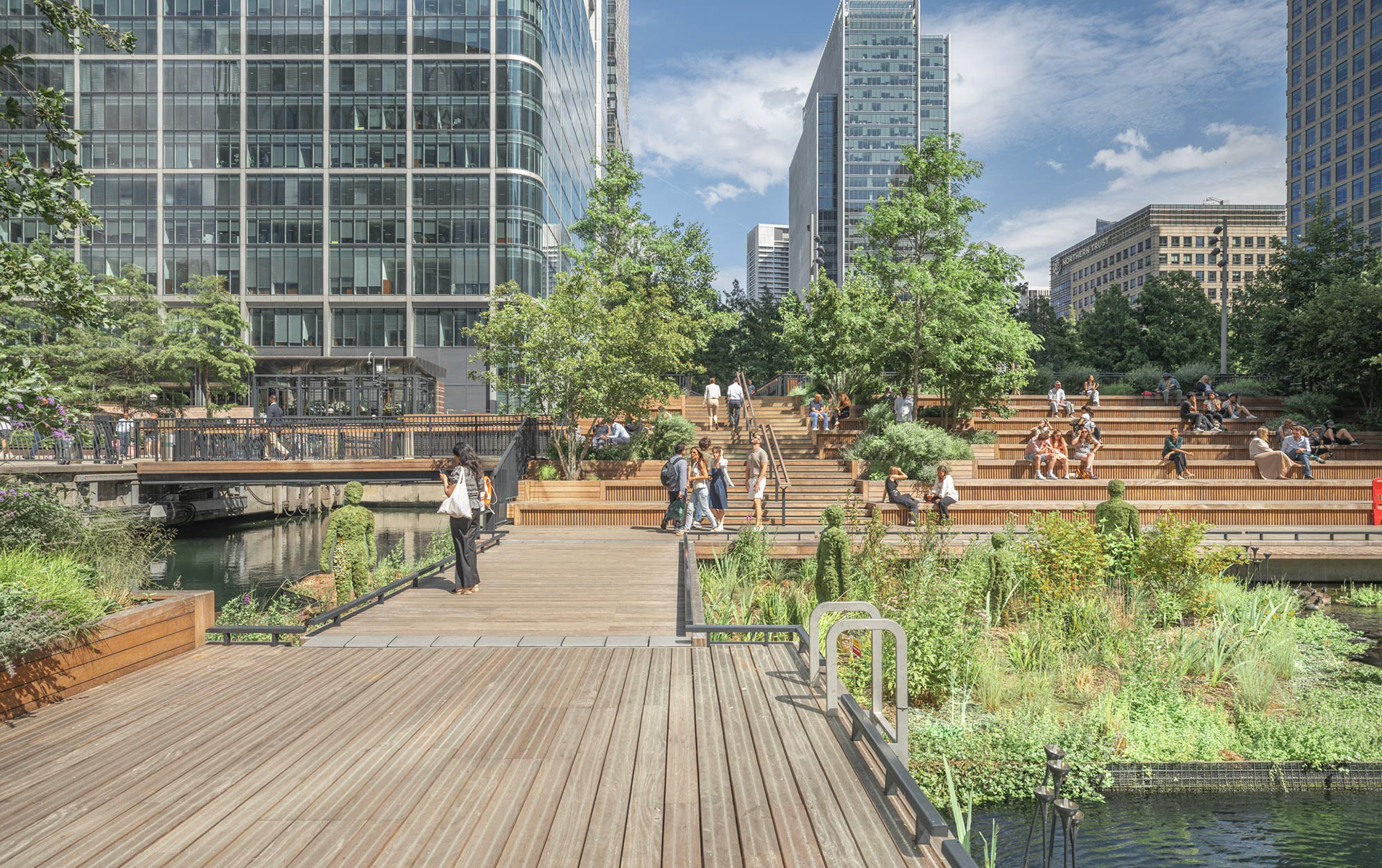 Eden Dock by HTA Design, Canary Wharf, London. Hokum Studios architecture photography.