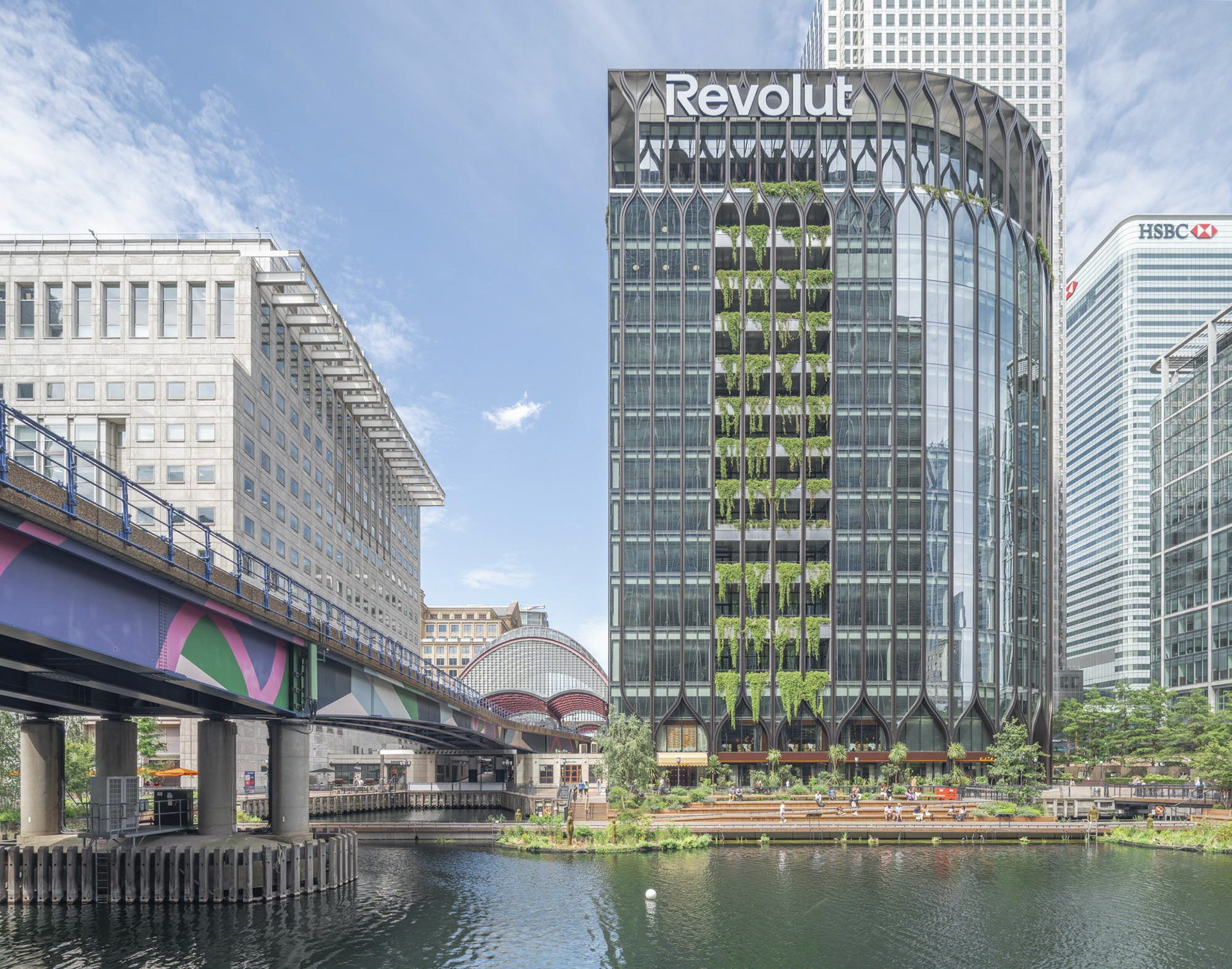 Eden Dock by HTA Design, Canary Wharf, London. Hokum Studios architecture photography.