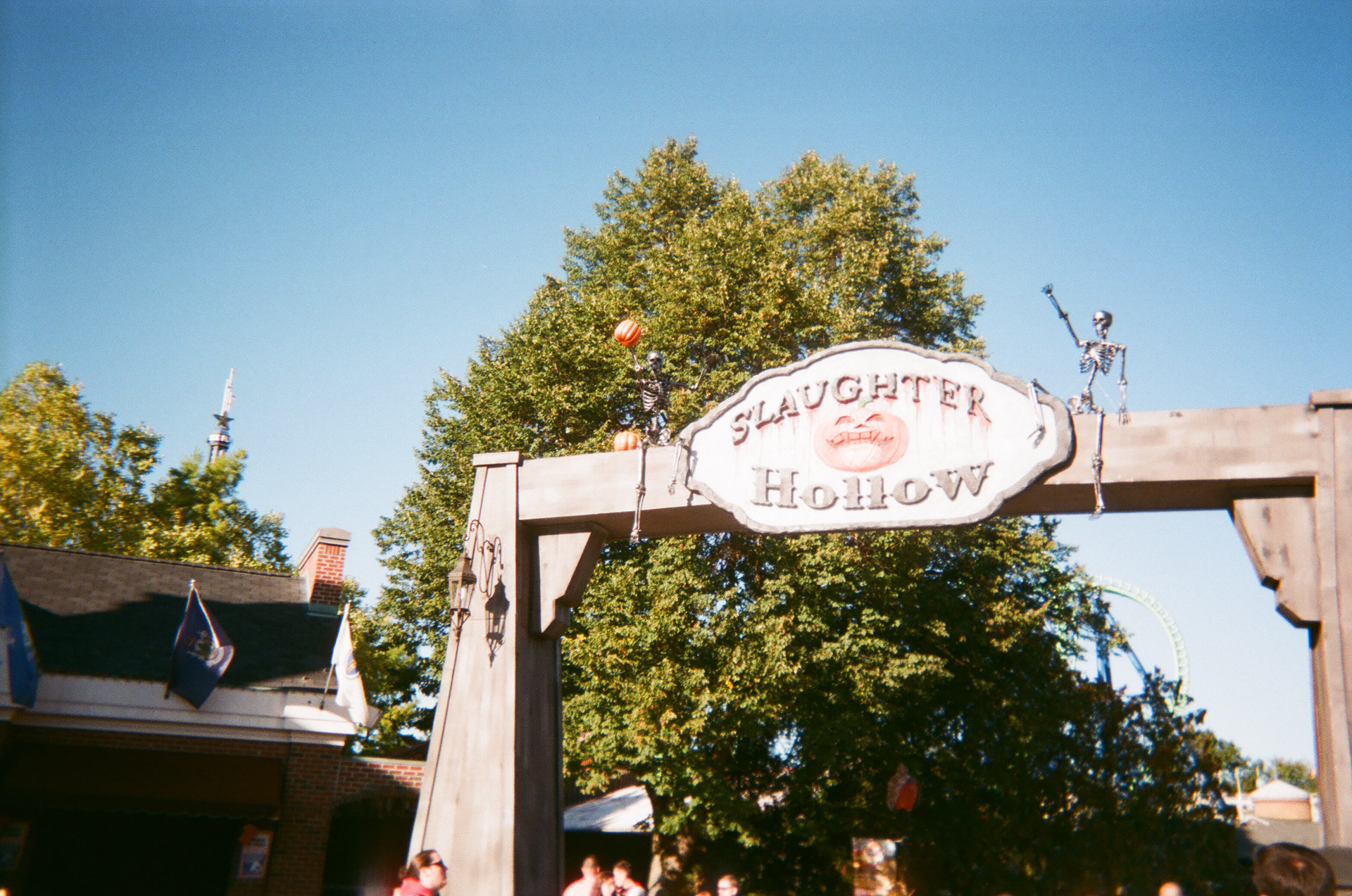 Six Flags New England Fright Fest || Fall 2019 || Agawam, MA || on film