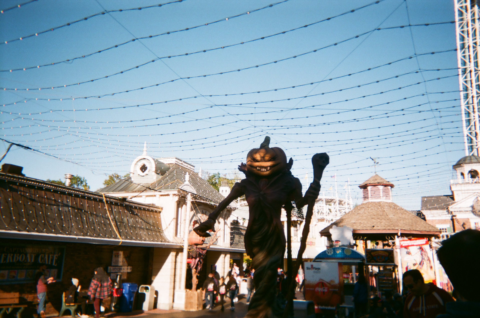 Six Flags New England Fright Fest || Fall 2019 || Agawam, MA || on film