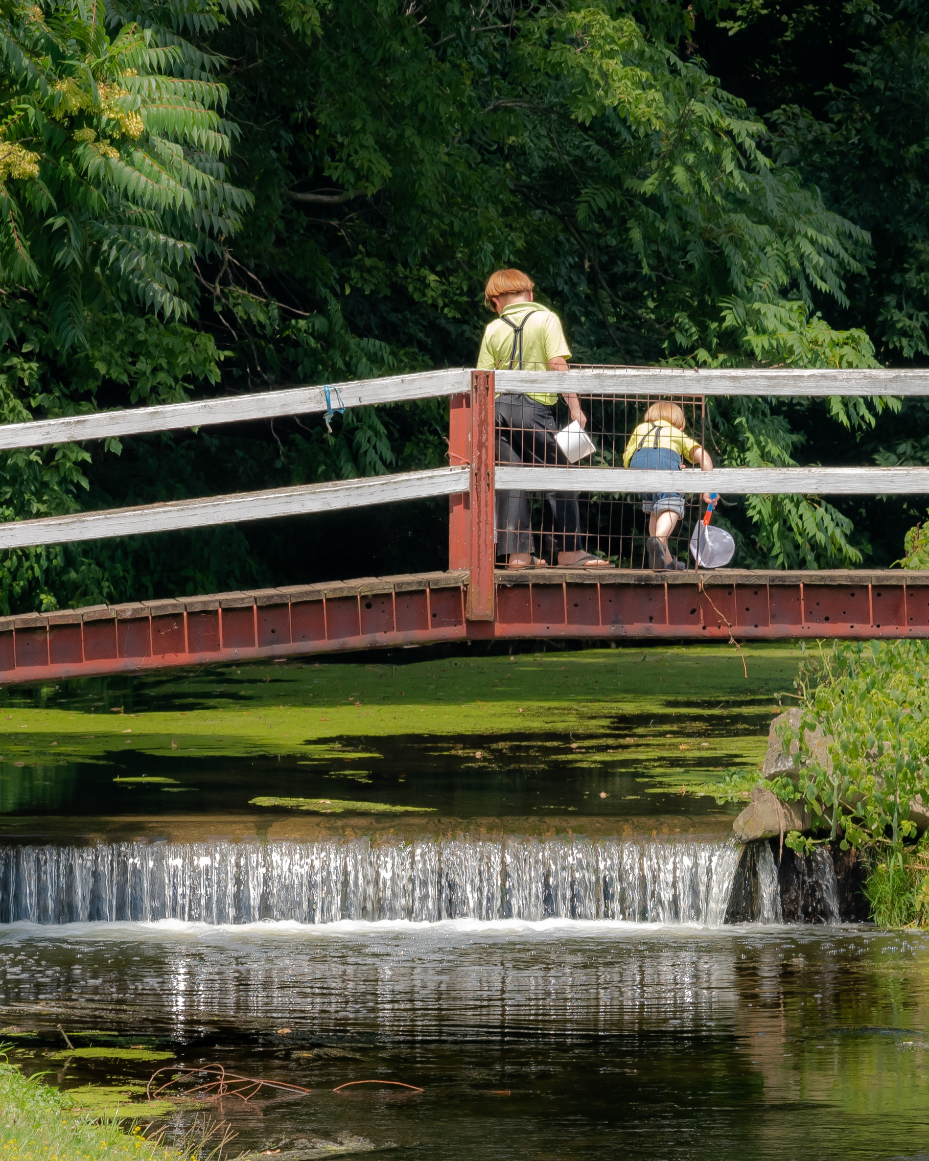 Amish Boys Fishing