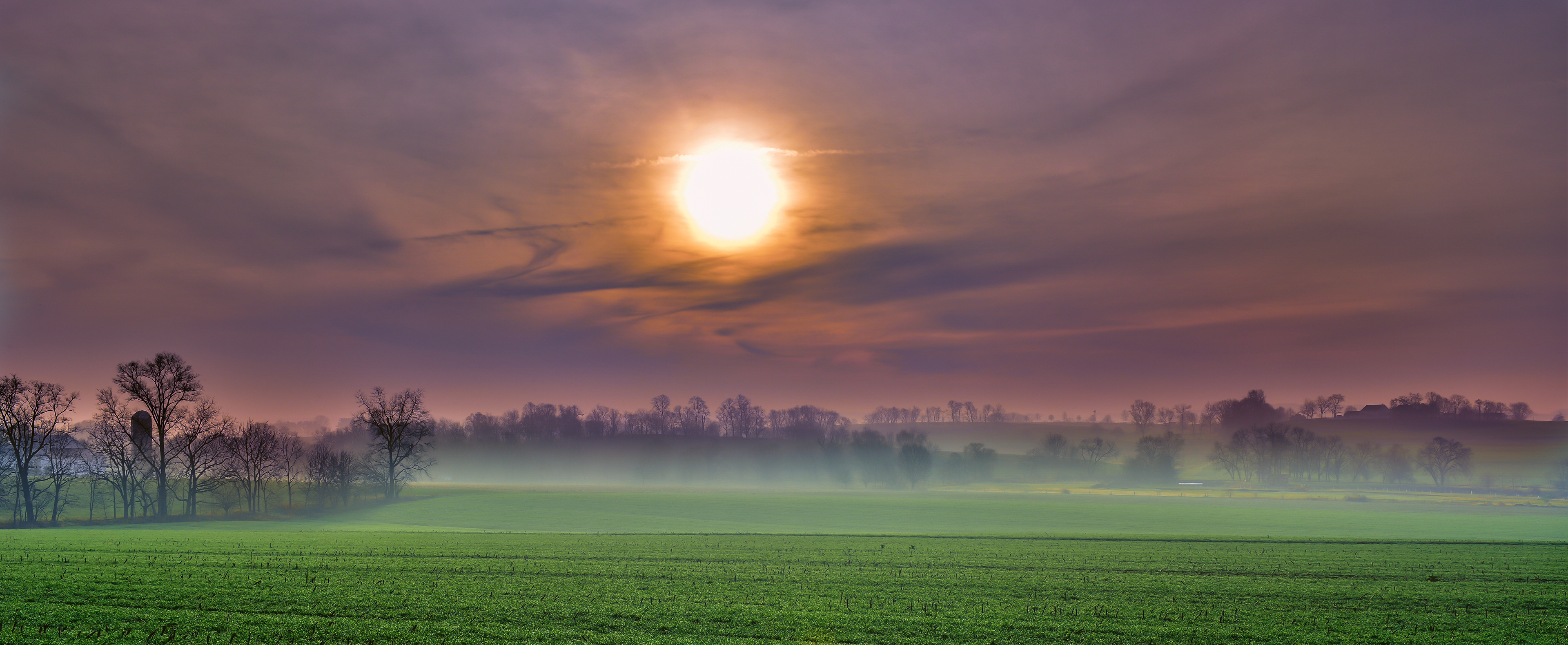 December Winter Sunrise