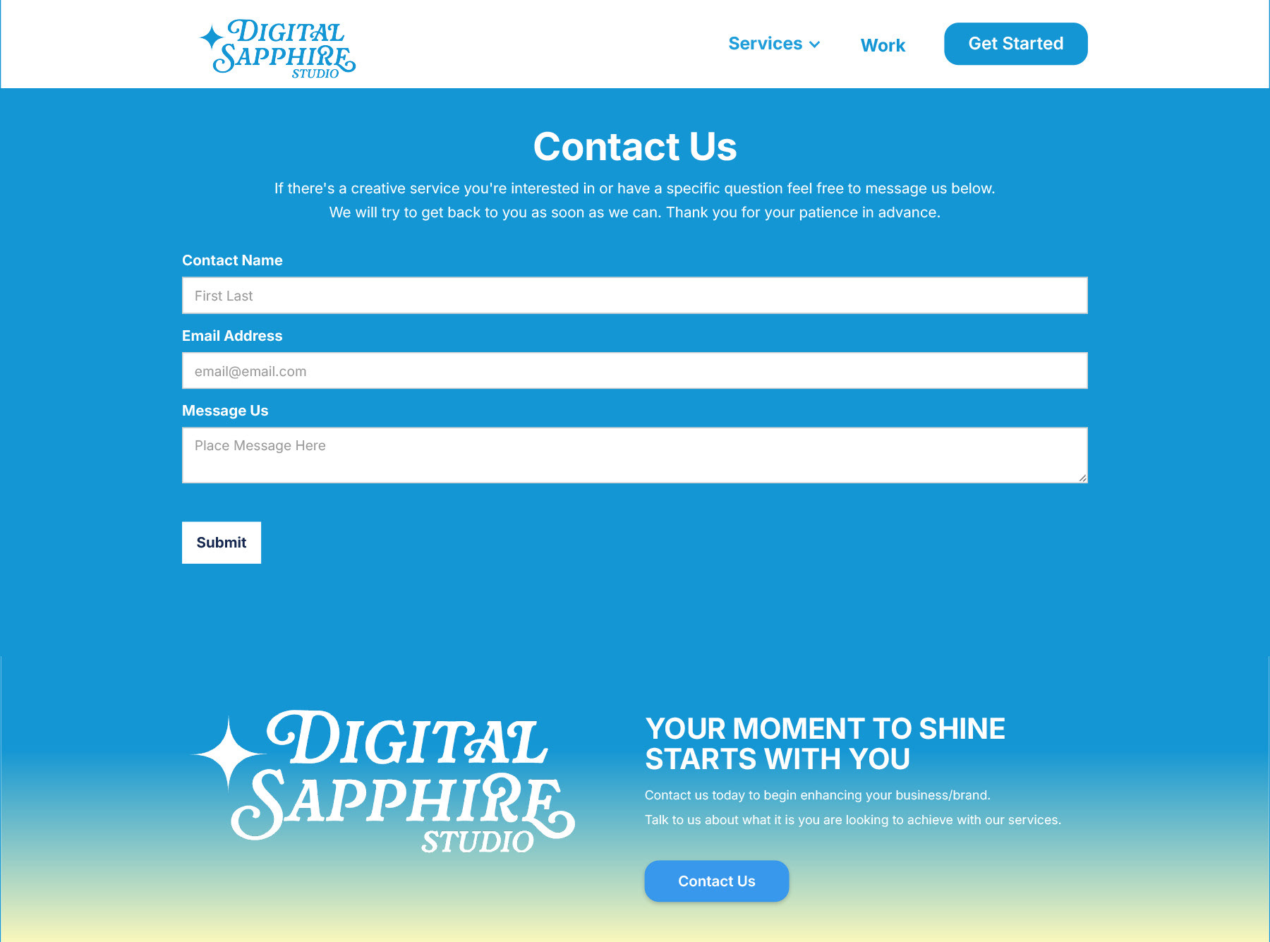 Contact Page