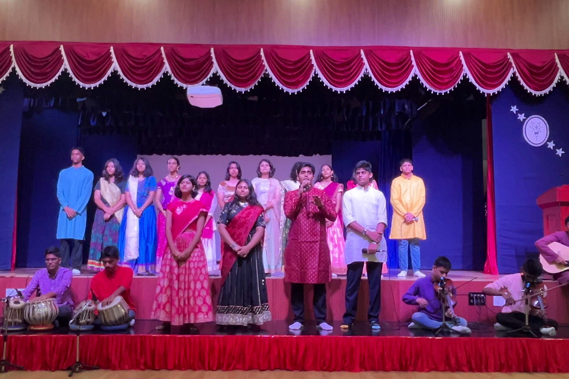 Performing at the IRIS School Fest