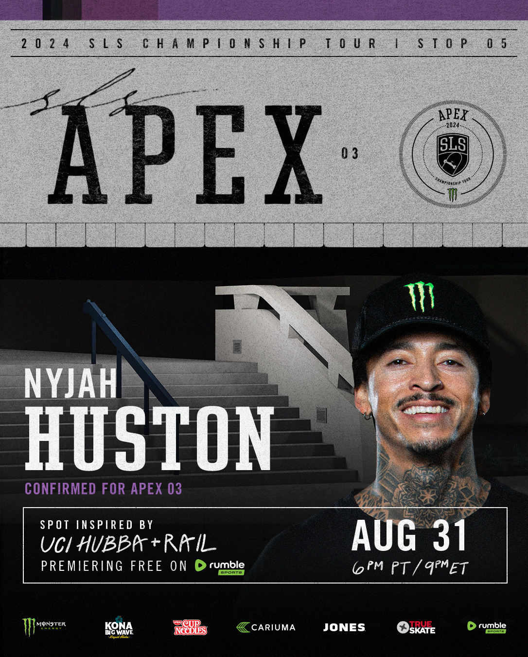 came up with the idea of individualized "skater posters" to create awareness and "hype" for each event