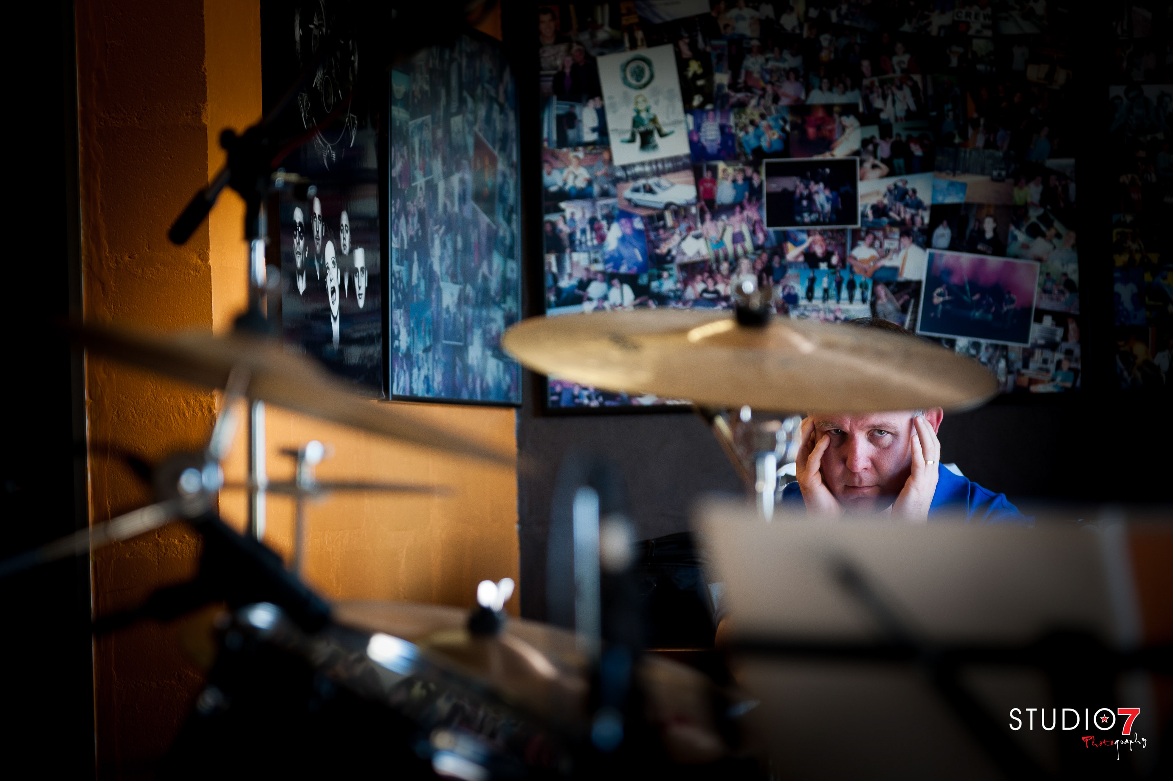 When you've been recording in the studio all night...