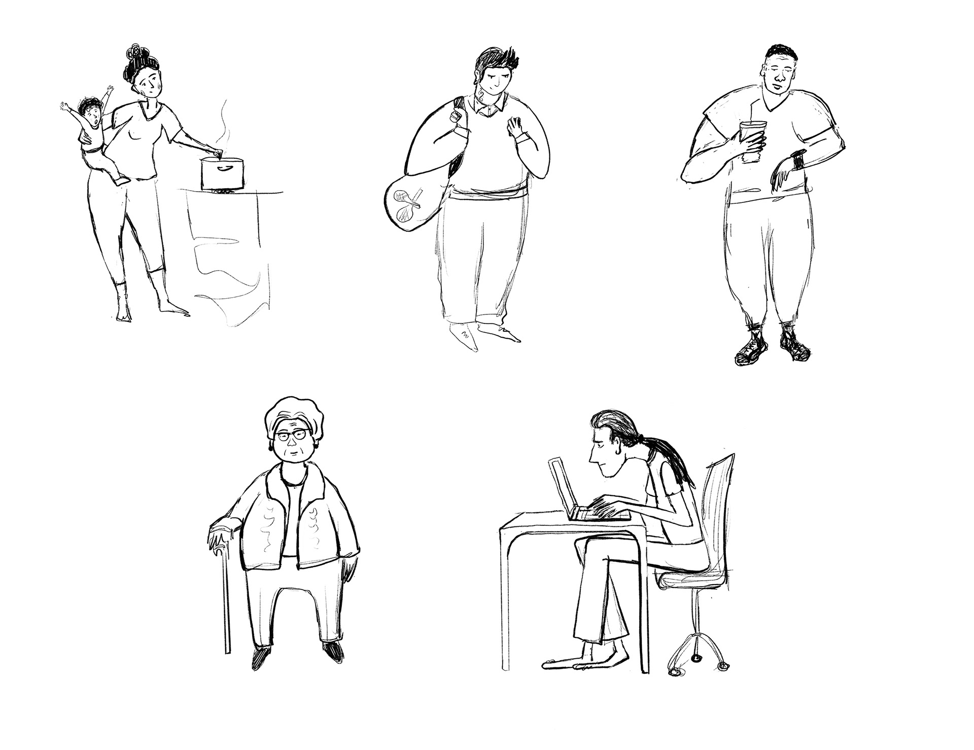 Character sketches