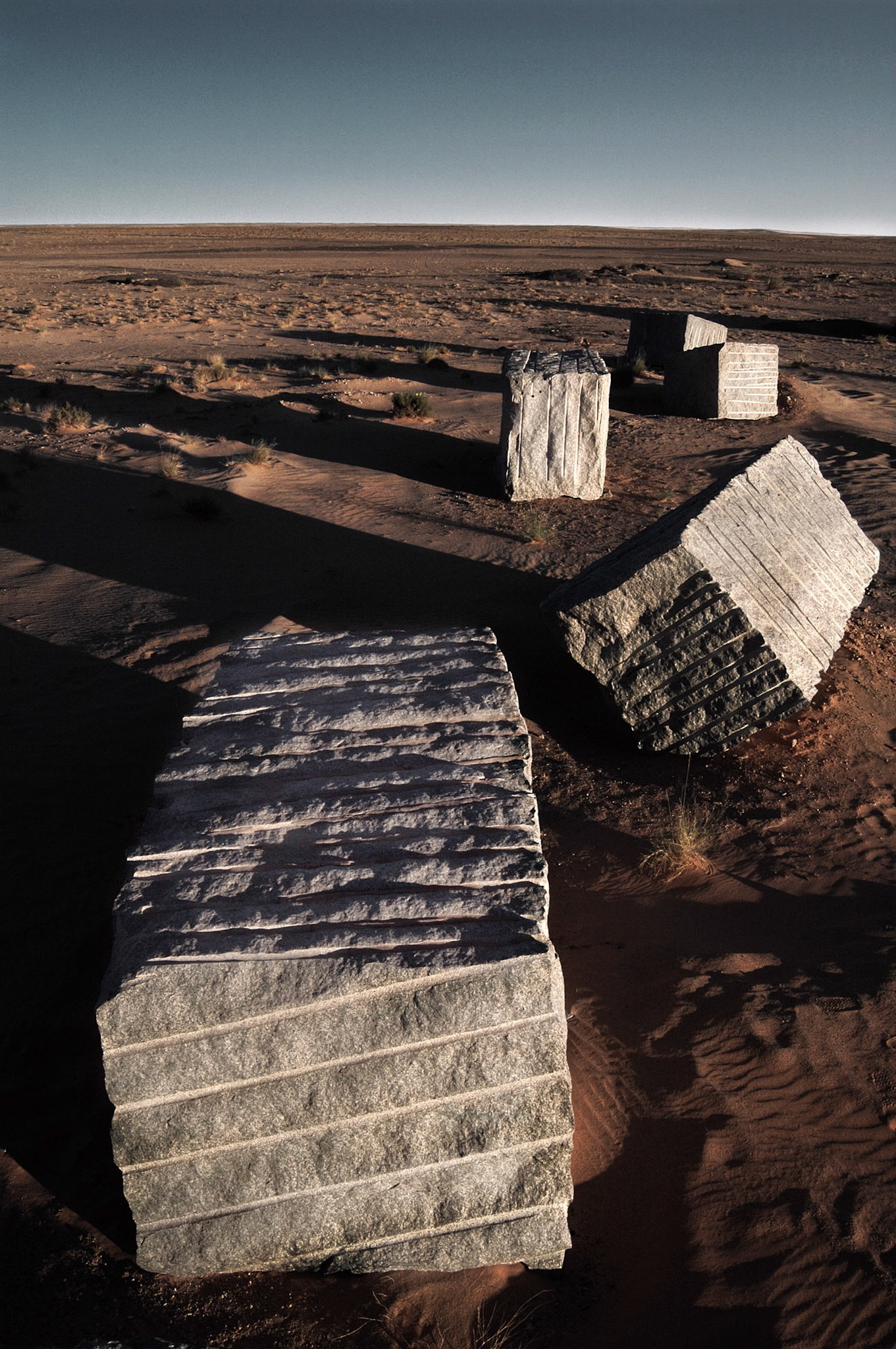 Granite blocks Mauritania 2004