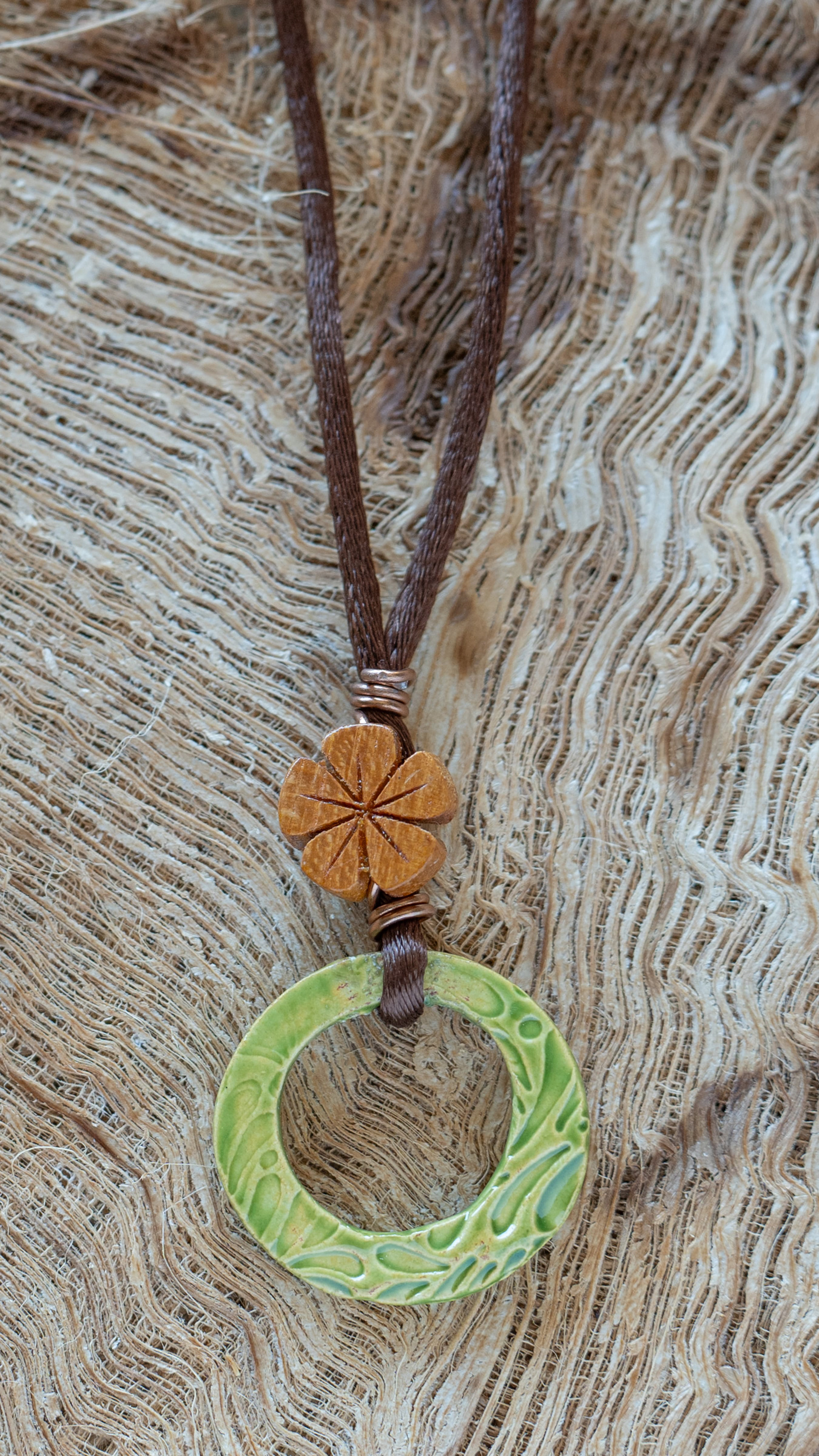     Hawaiian Aloha Ceramic Pendant
