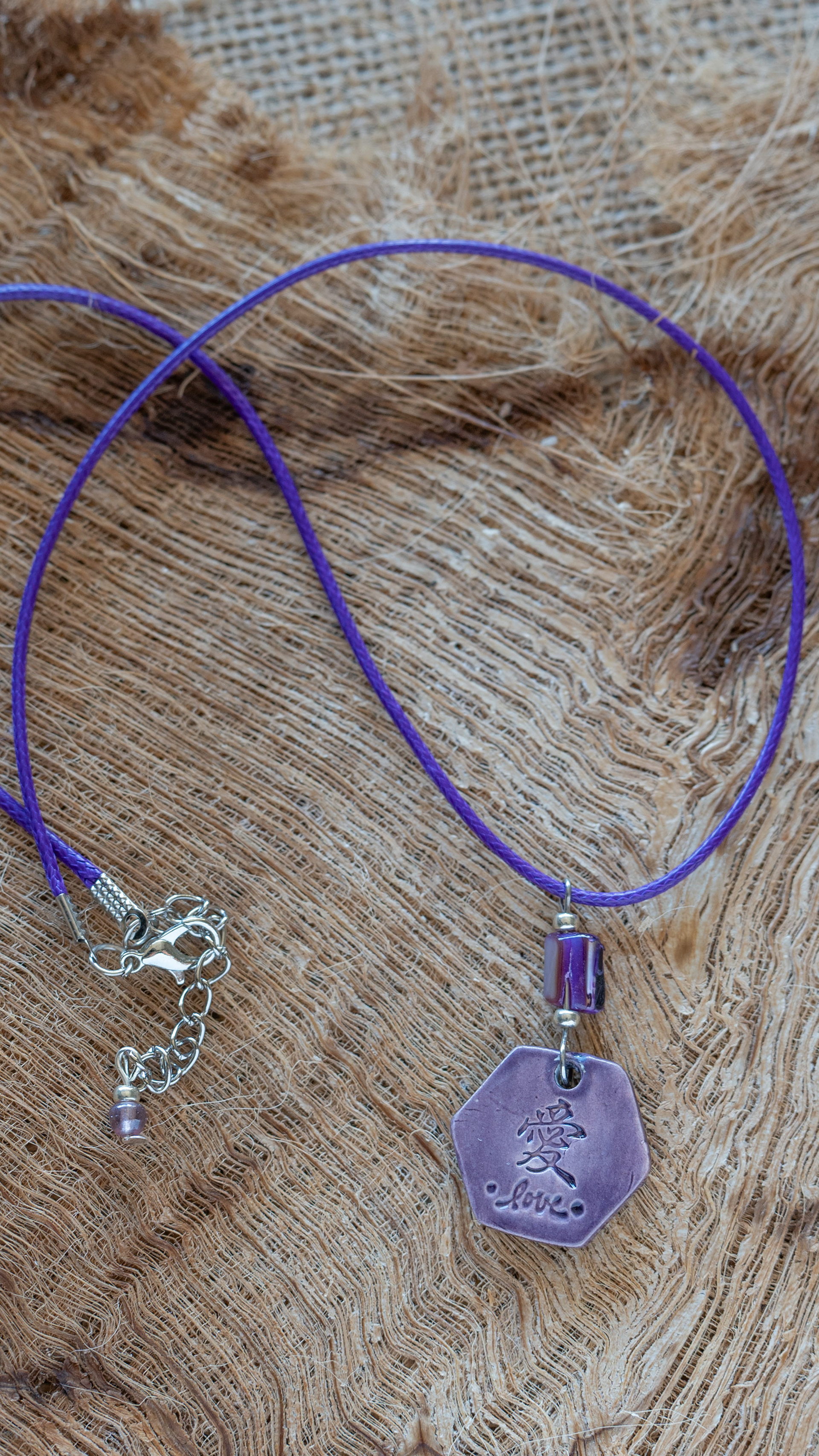     Ceramic Island Pendant Necklace