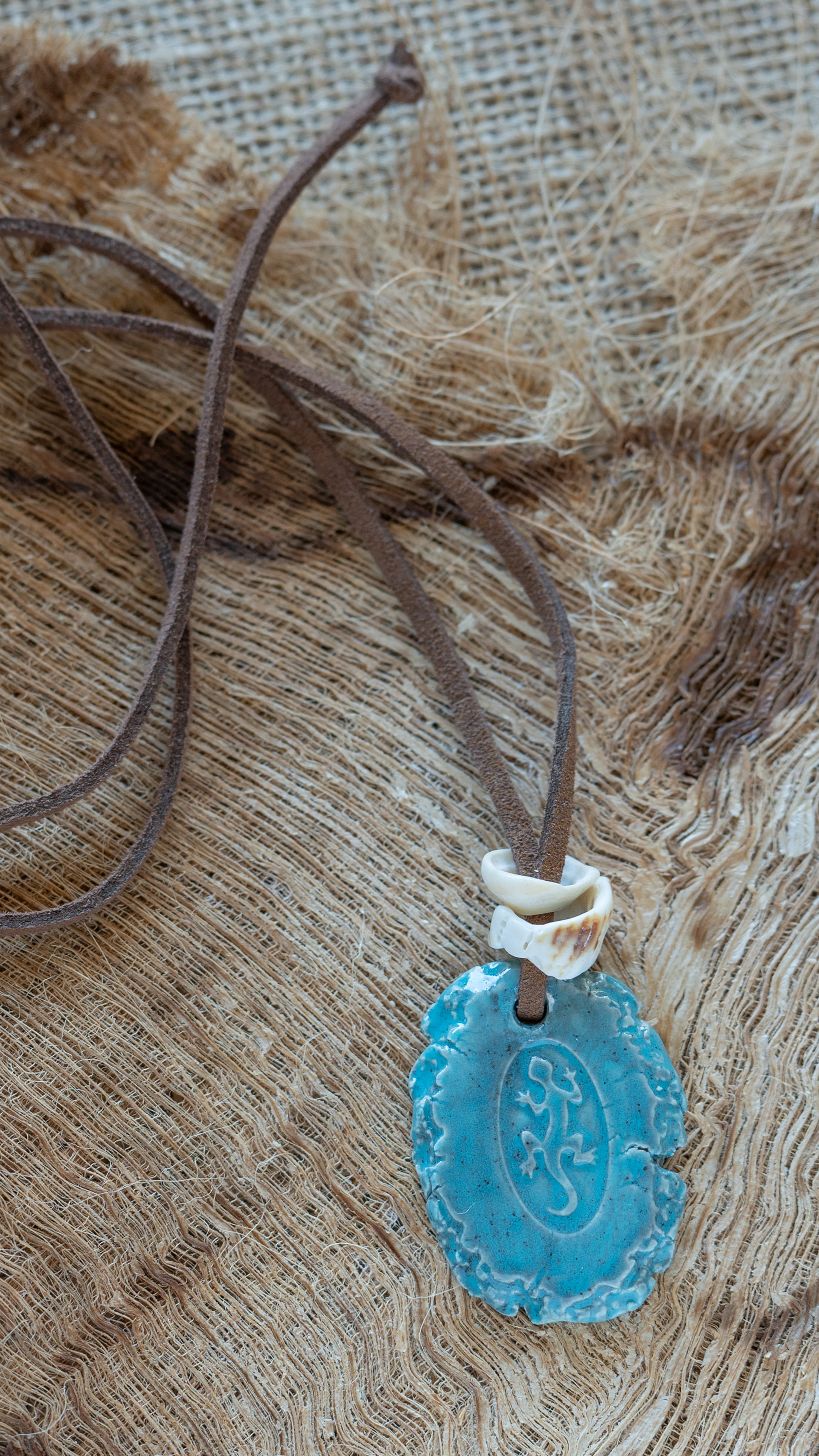     Hawaiian Zen-Inspired Ceramic Necklace