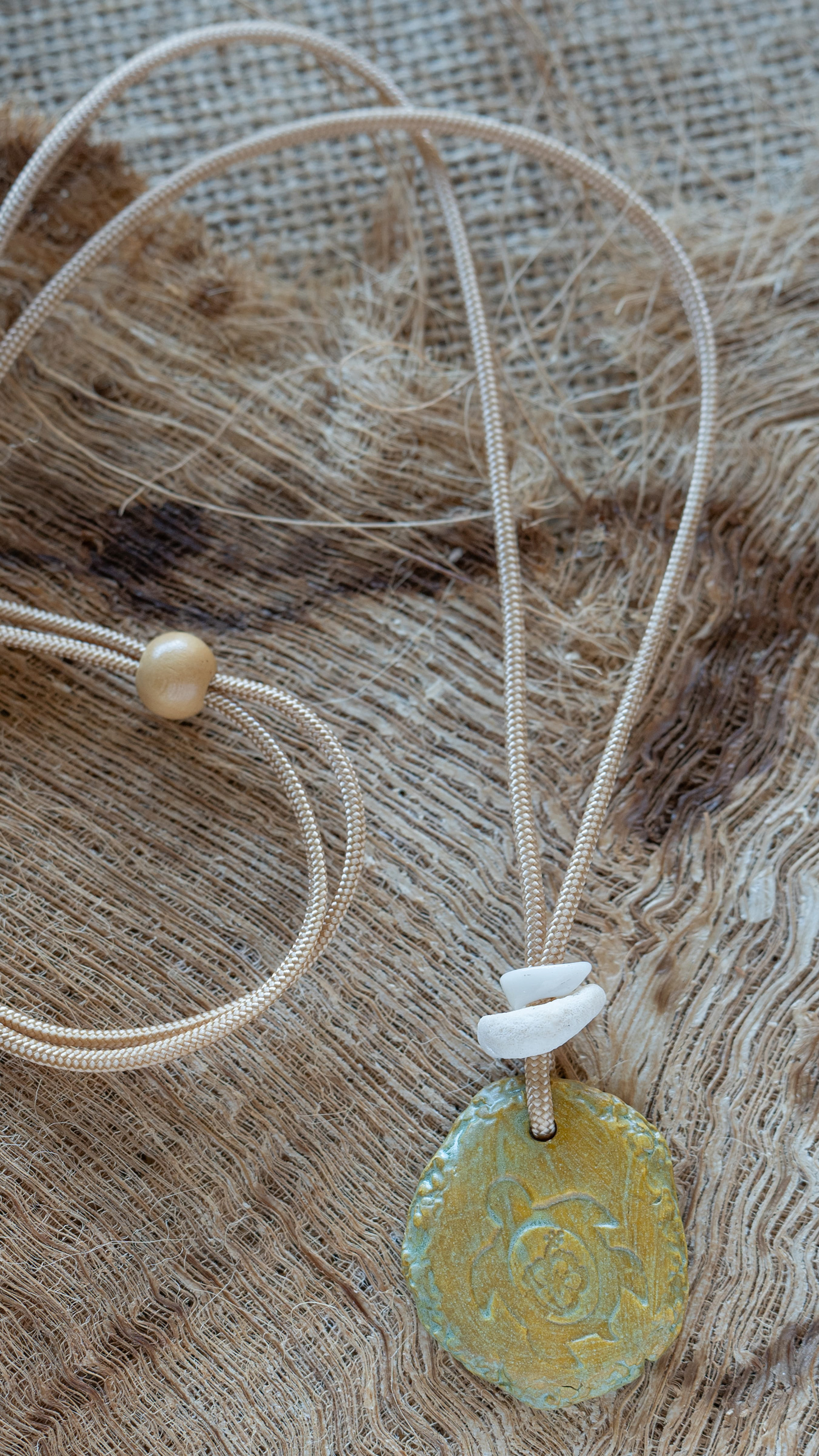     Ceramic Hawaiian Intention Pendant