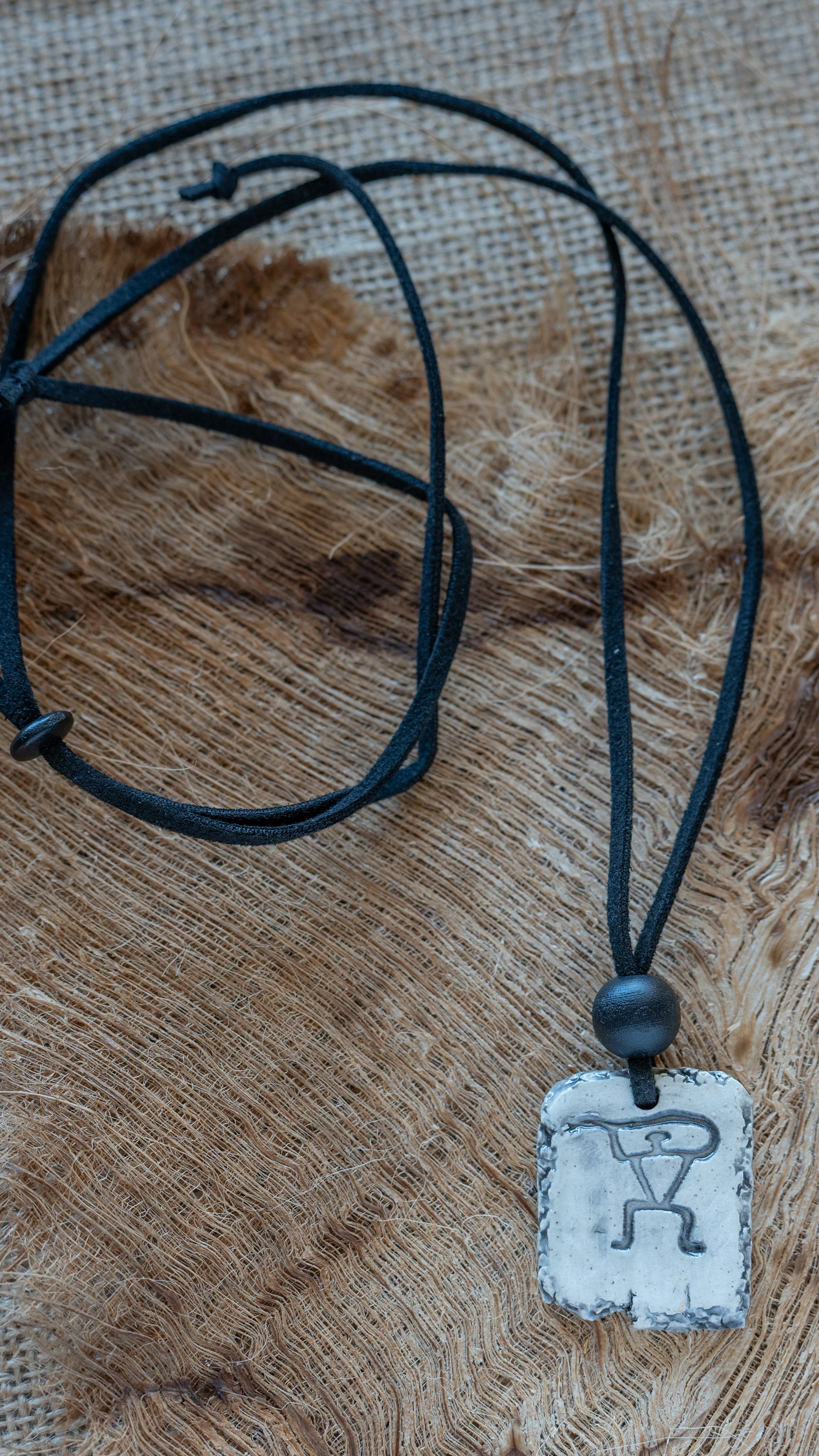     Handmade Zen Ceramic Necklace