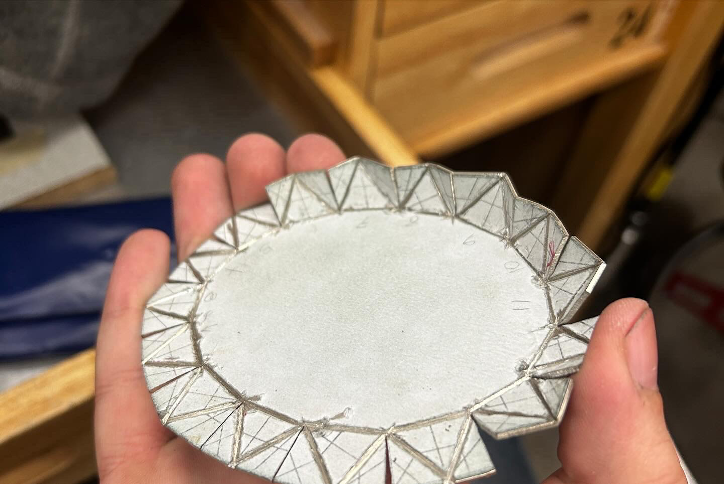 Cutting Nickel and bending