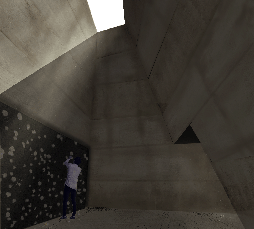 David Sweere Architect - Hollow Monoliths Veterans Memorial - Chapel Interior