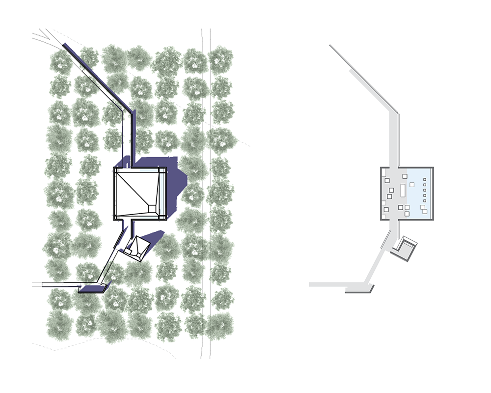 David Sweere Architect - Hollow Monoliths Veterans Memorial - Site Plan