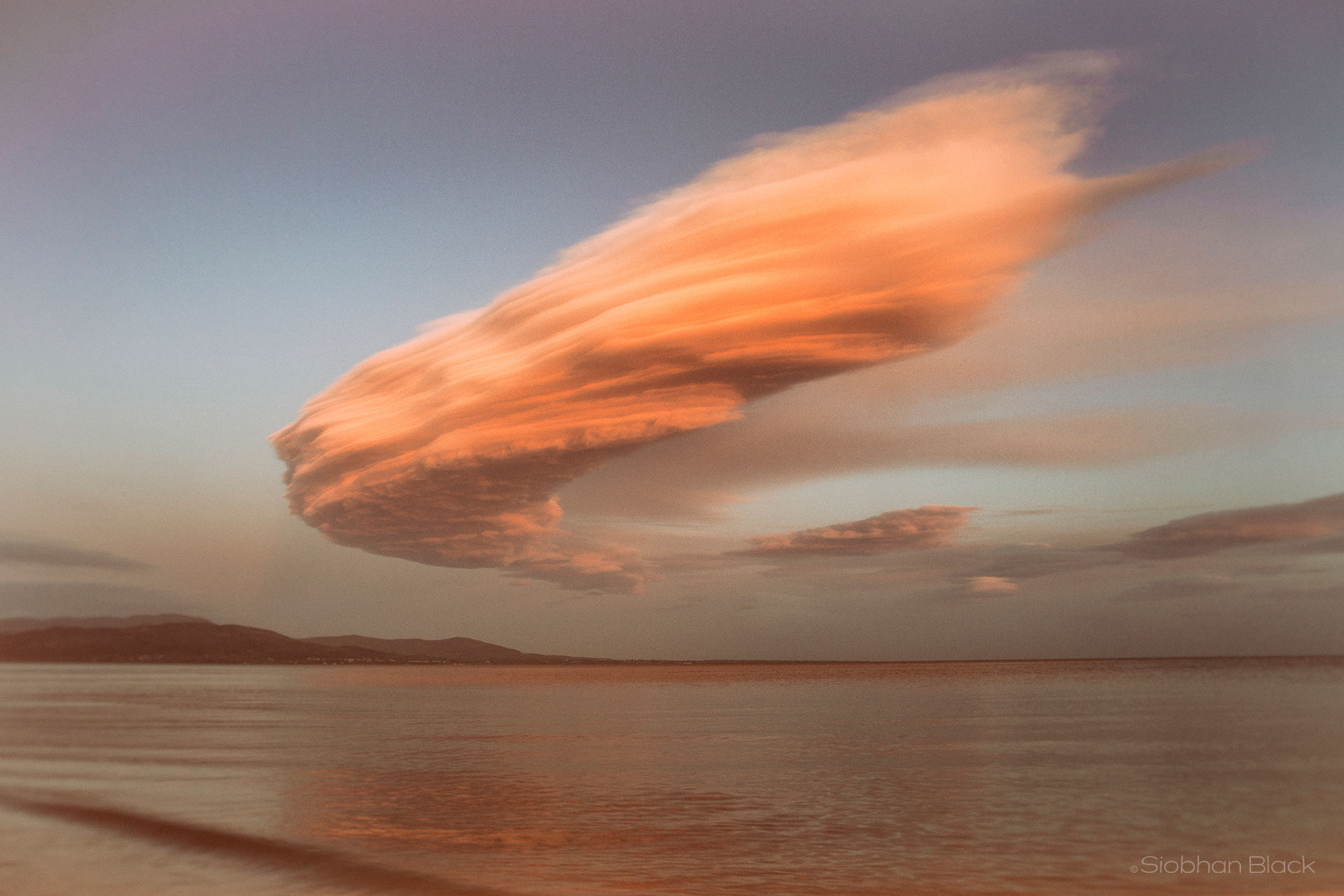 Lenticular cloud at Blackrock