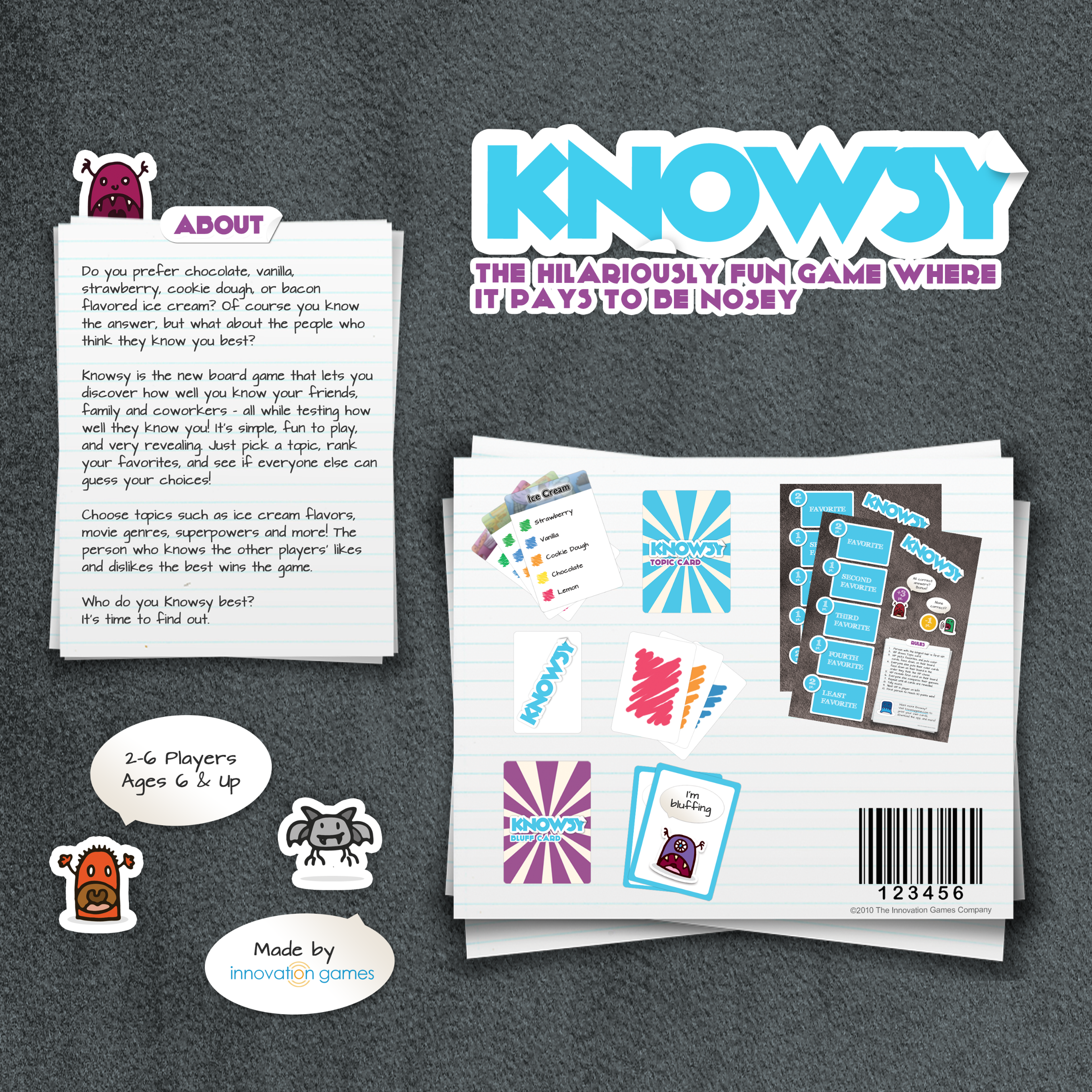 Original Box Design Back