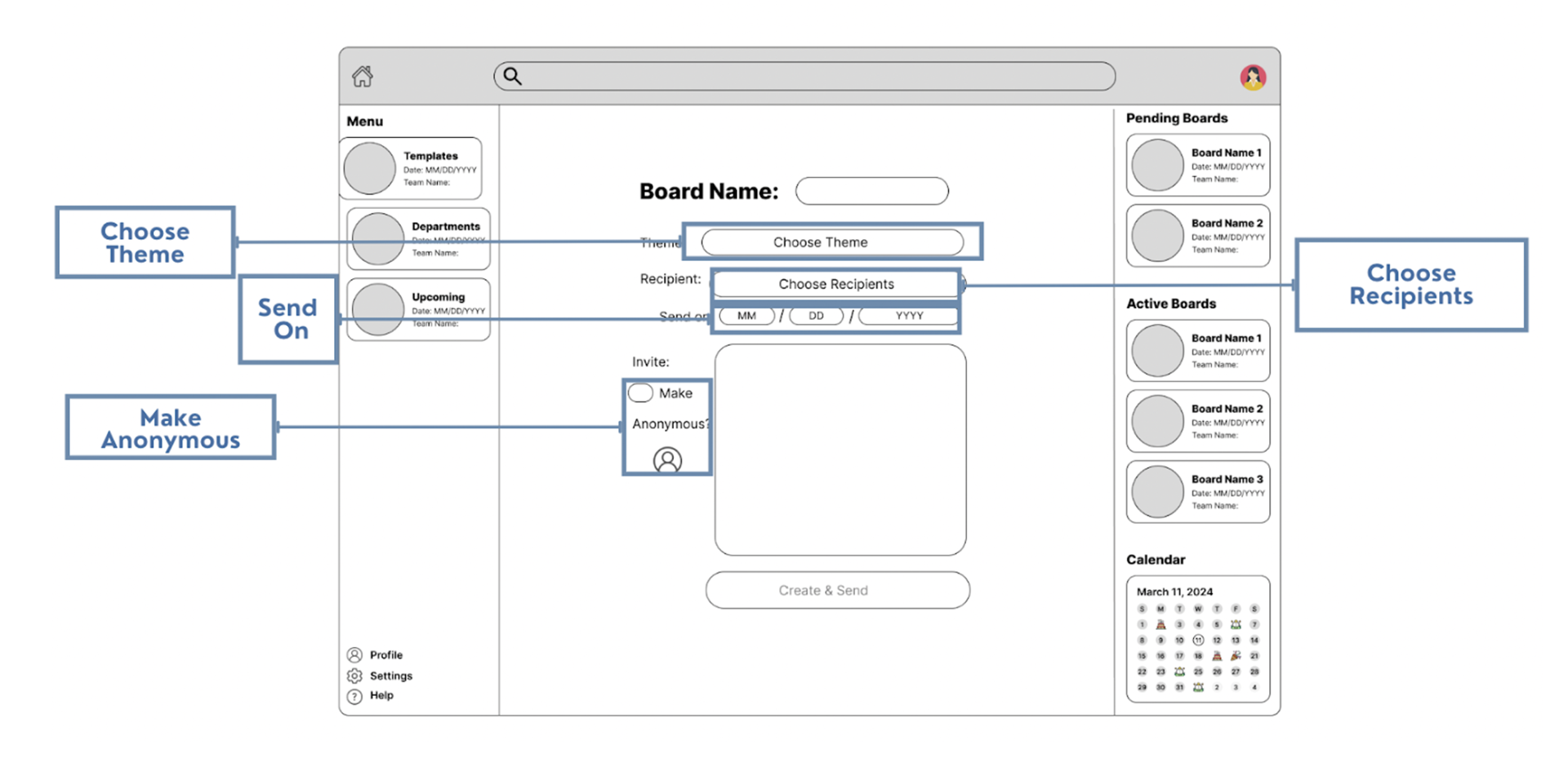 Create a Board Page