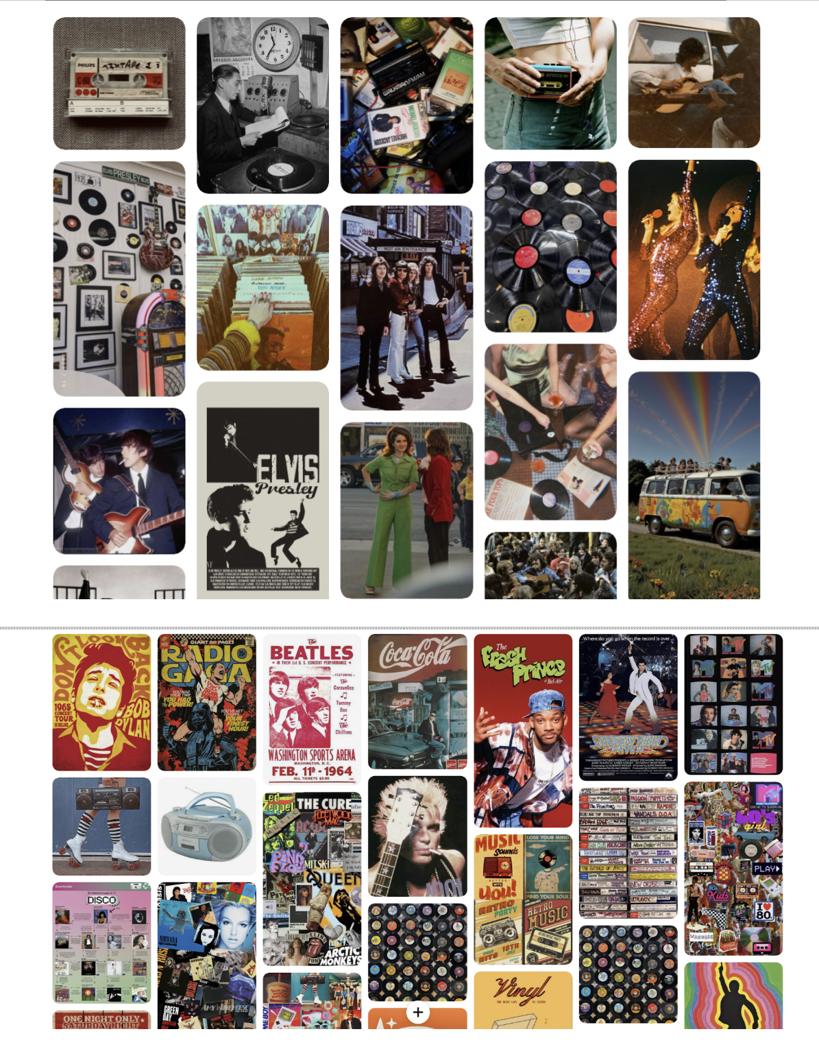 A quick glance at some moodboards