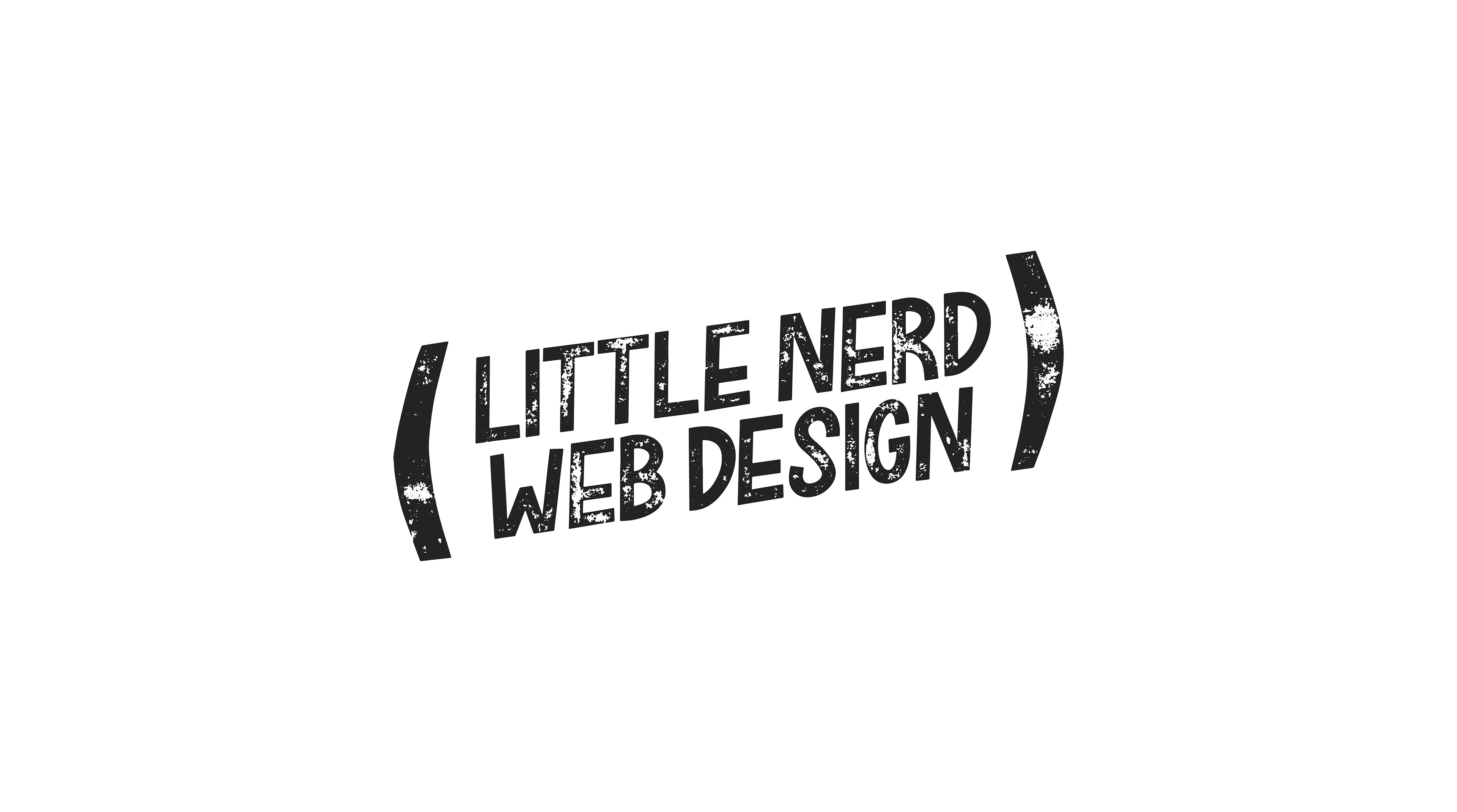 Word mark logo for web designer - Little Nerd Web Design