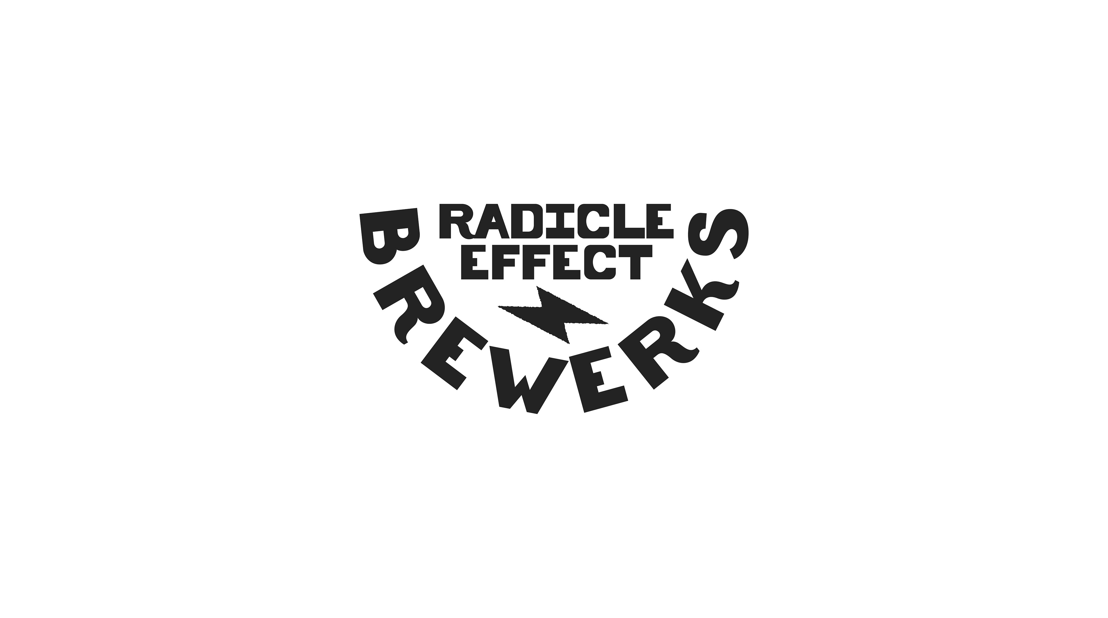 Logo Mark for a brewery specializing in IPA beverages - Radicle Effect Brewerks