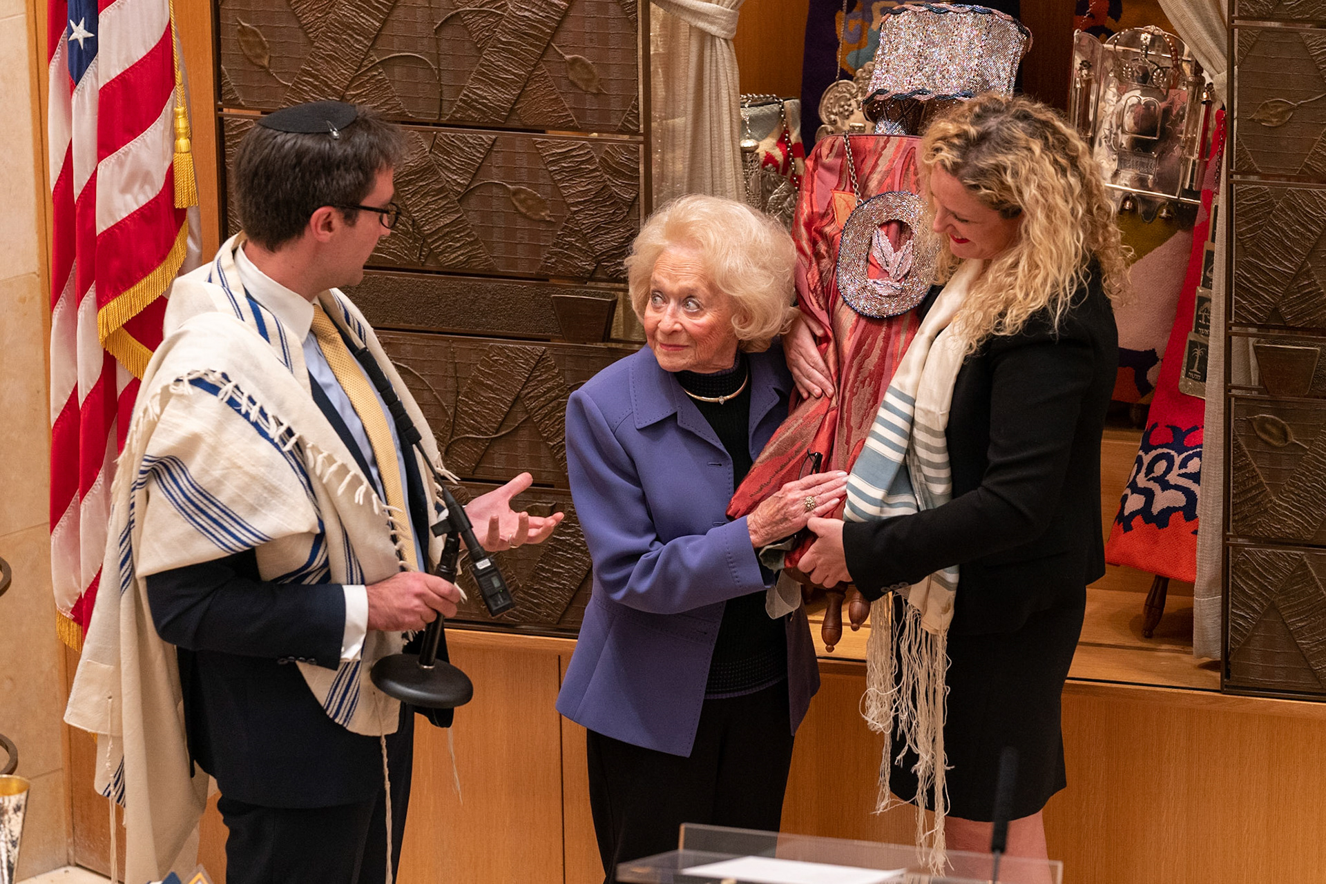 Josh celebrates temple founder, Helene Spring on her birthday.