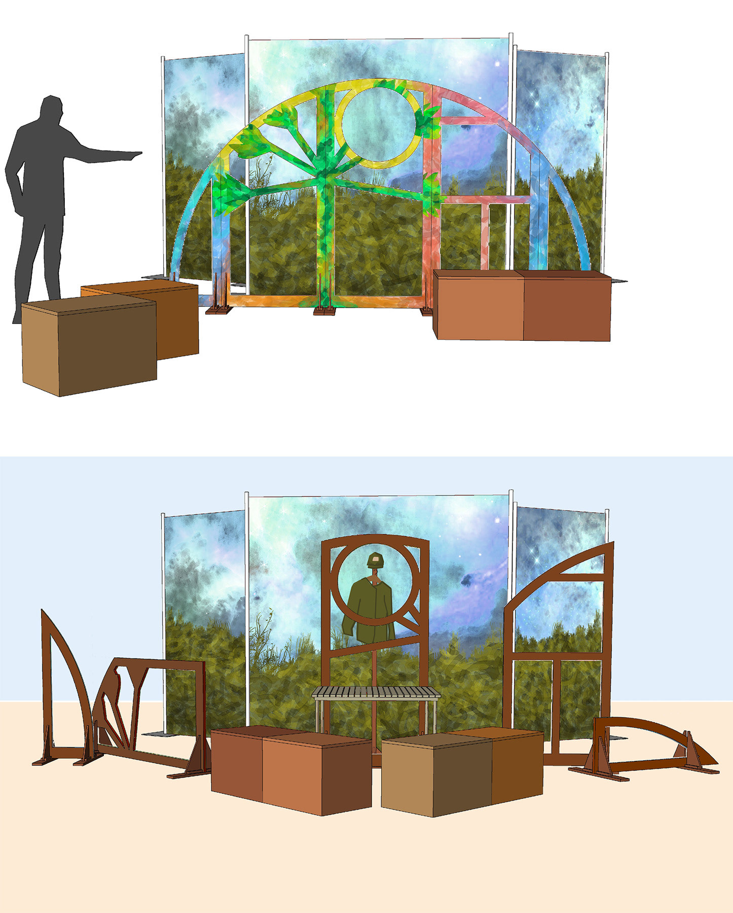 INSIDE OUT AND BACK AGAIN : Renderings