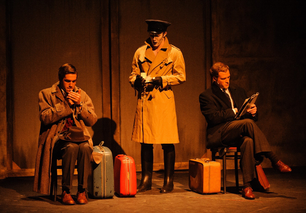 On the train (photo by Chris Dzomback)