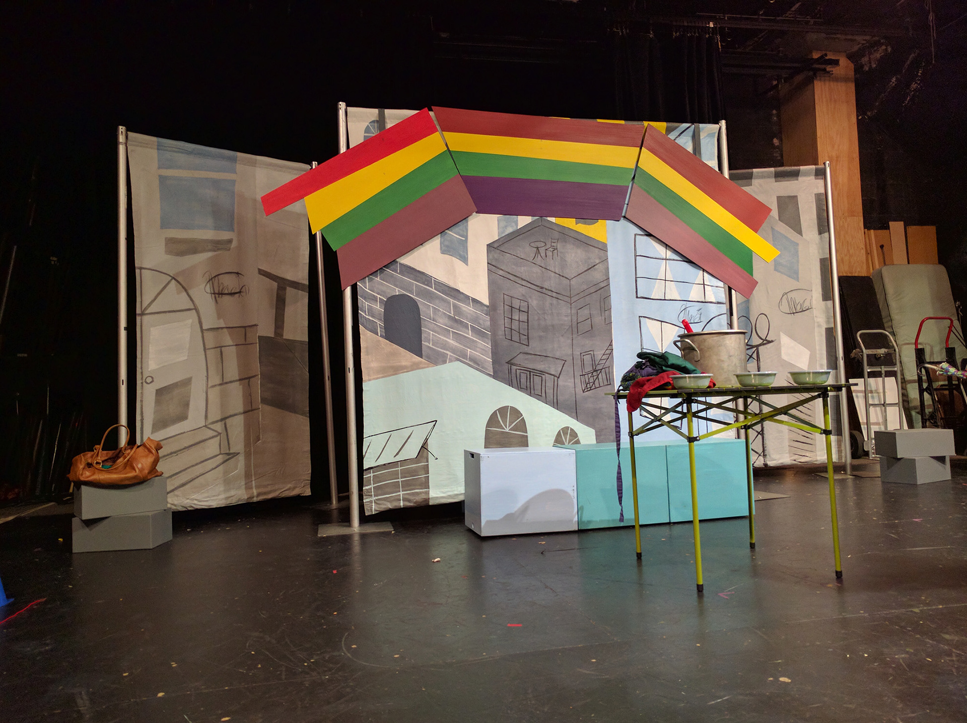 LAST STOP ON MARKET STREET : Scenic design, props, and paint by Catherine Cornell