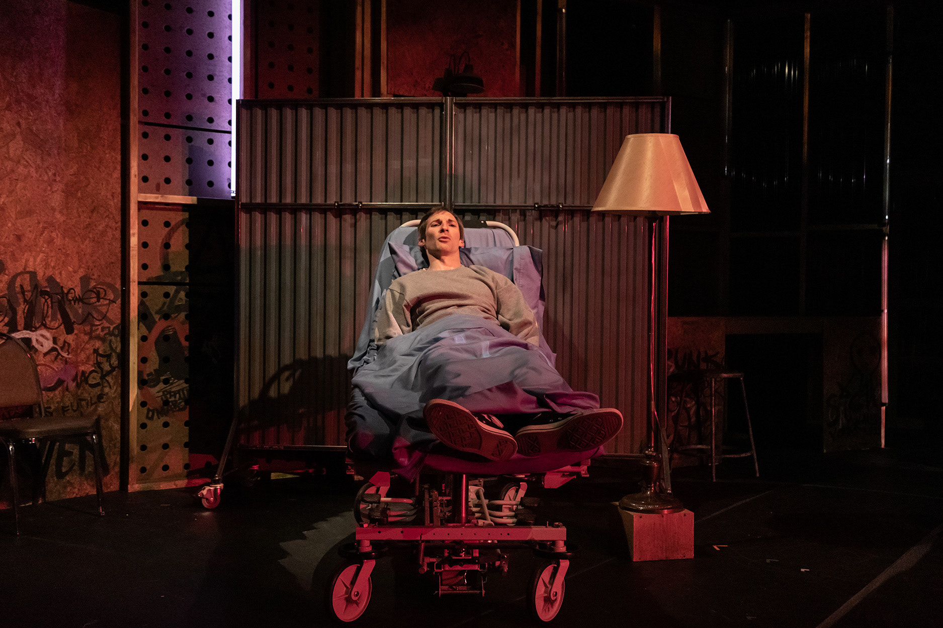 At the Hospital (Photo by Aaron Wheetman)