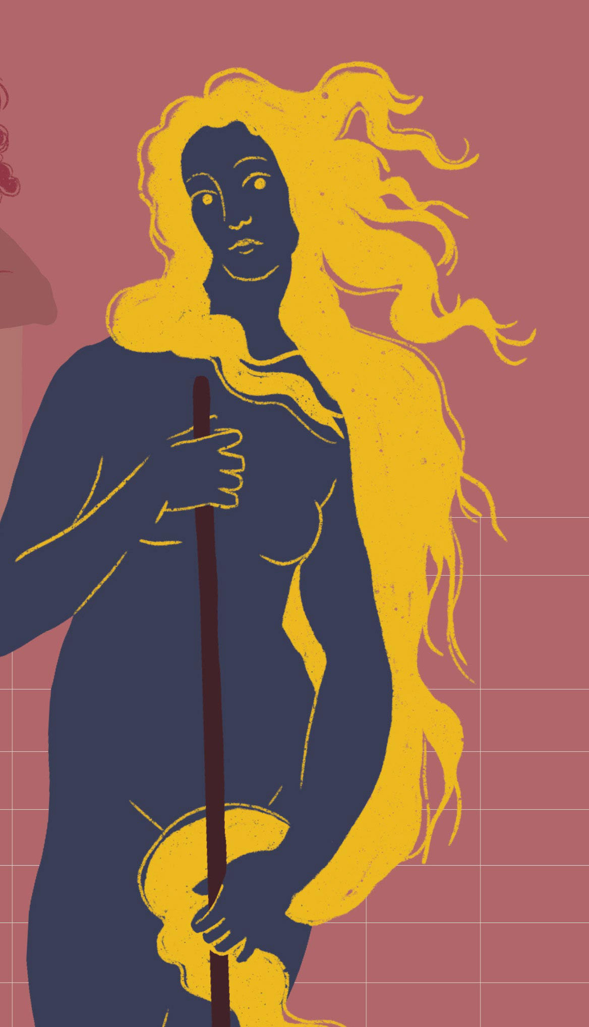 Detajl ilustracije Venere.