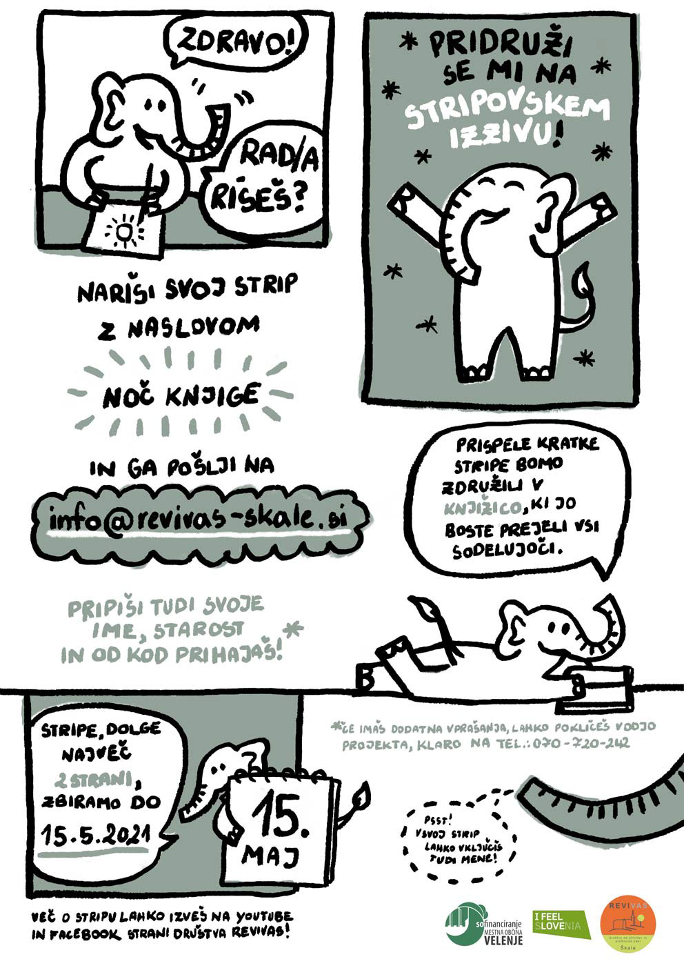 Letak Stripovska noč.