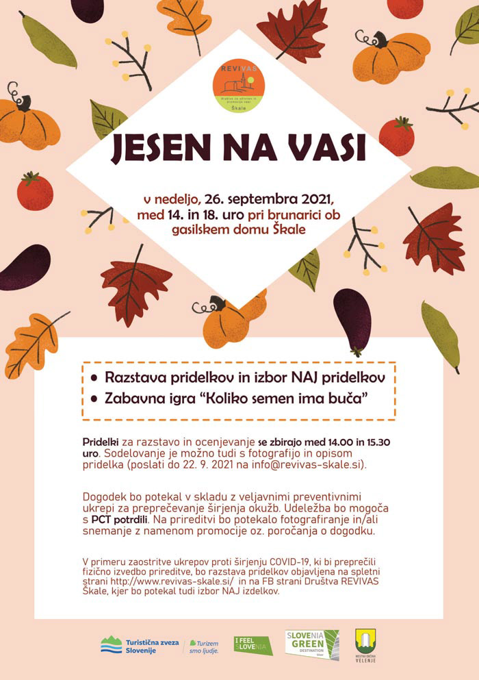 Letak Jesen na vasi sprednja stran.