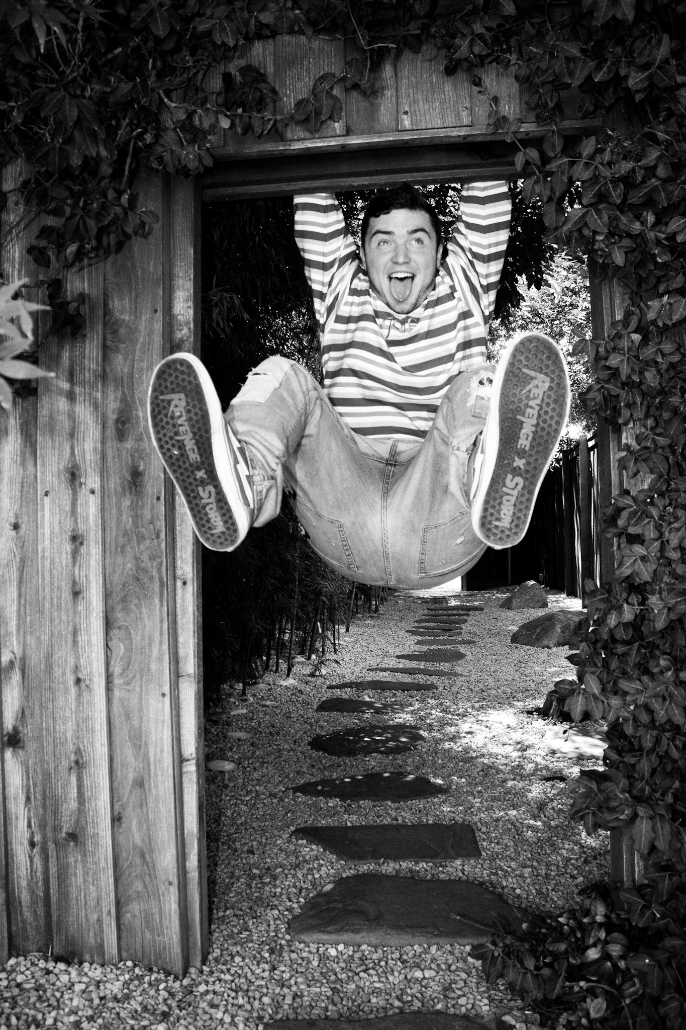 Family photos with Jack and Conlan.