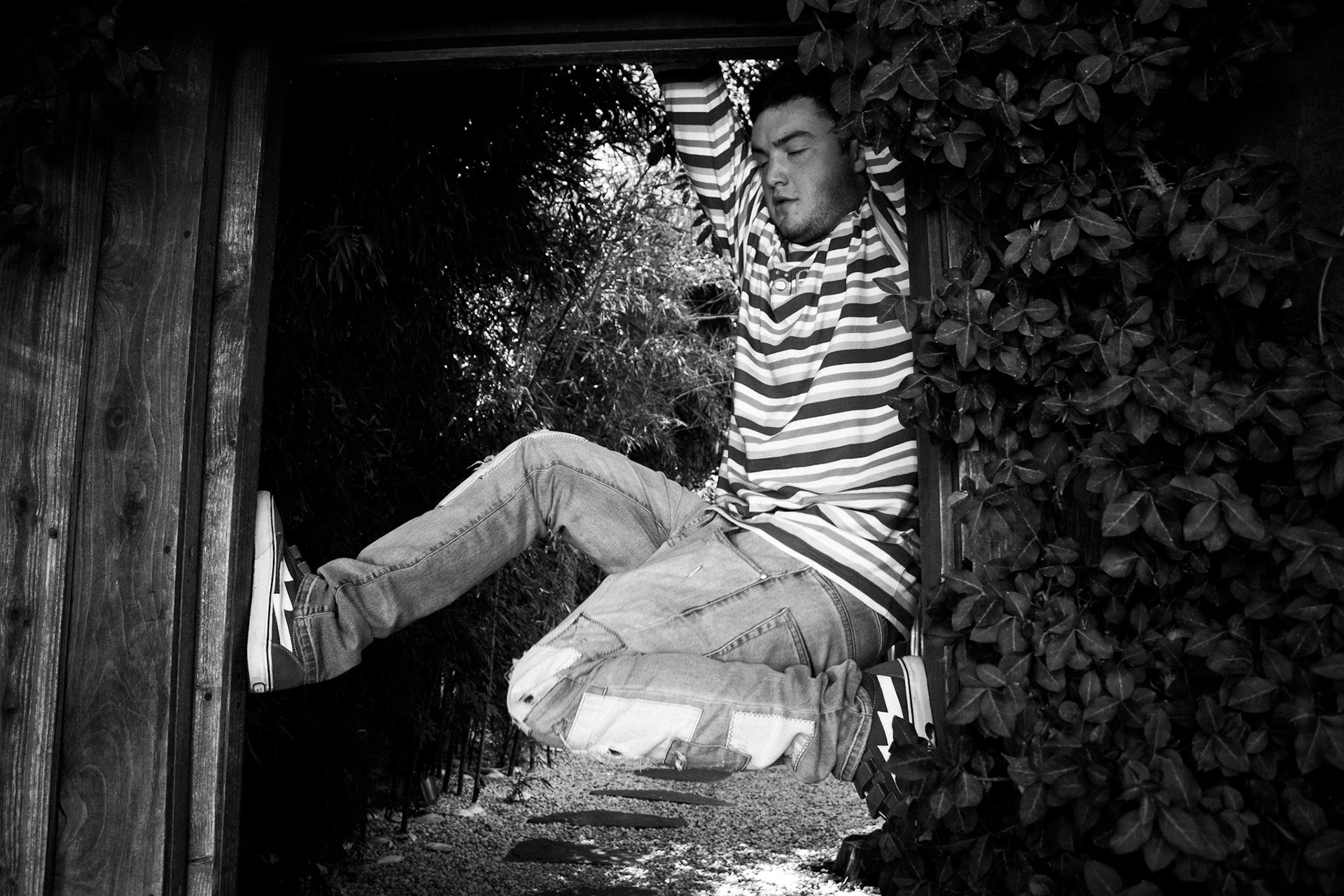 Family photos with Jack and Conlan.