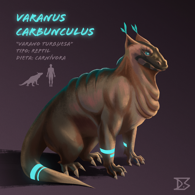 Varanus Carbunculus